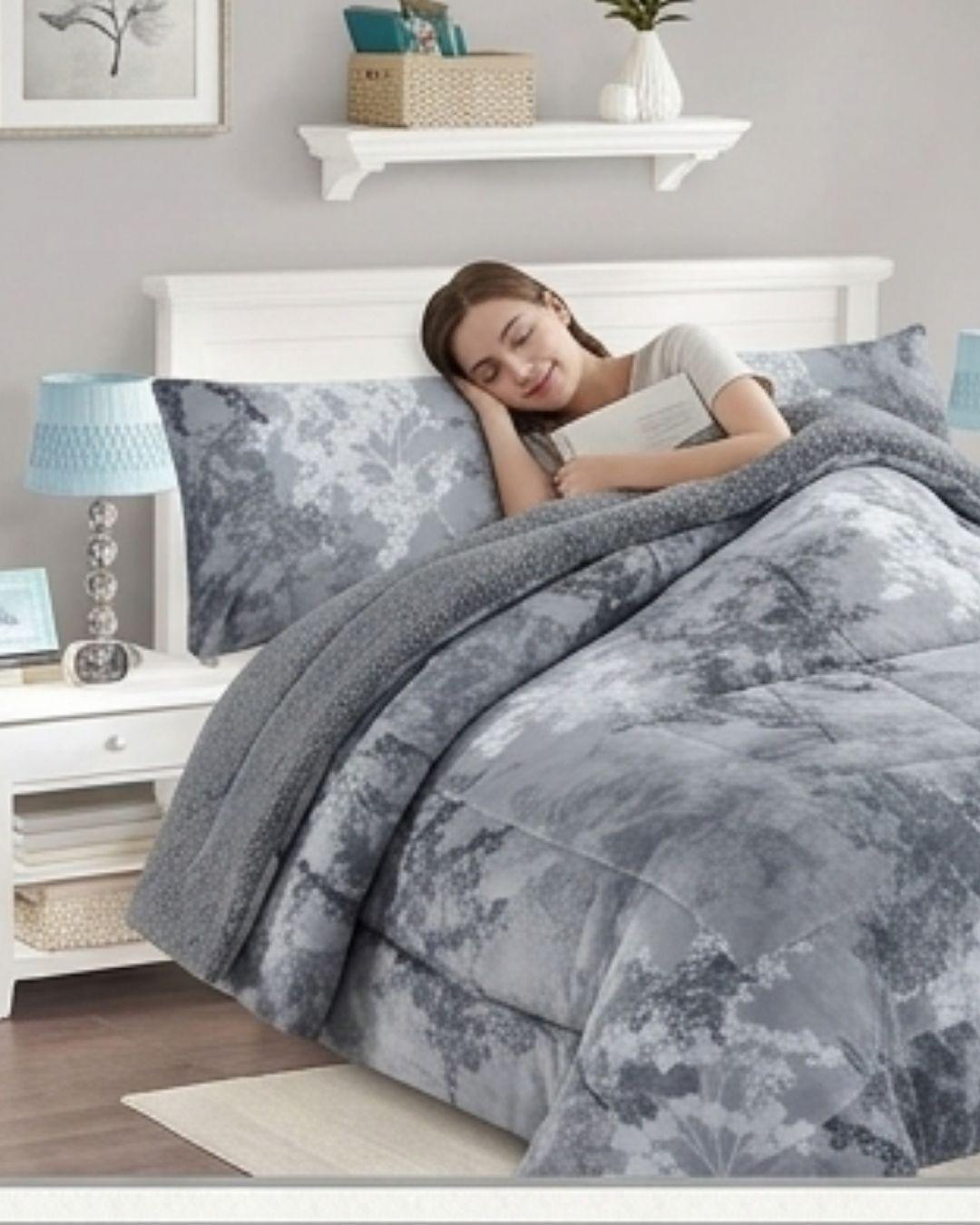 Cobertor de Invierno Premium. - Plush con Diseño 2 Plazas FYA-MXH-2