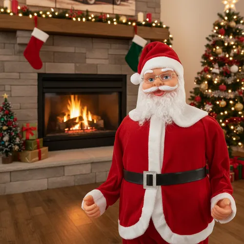 Viejo Pascuero 180cm Música Y Movimiento Santa Claus-4