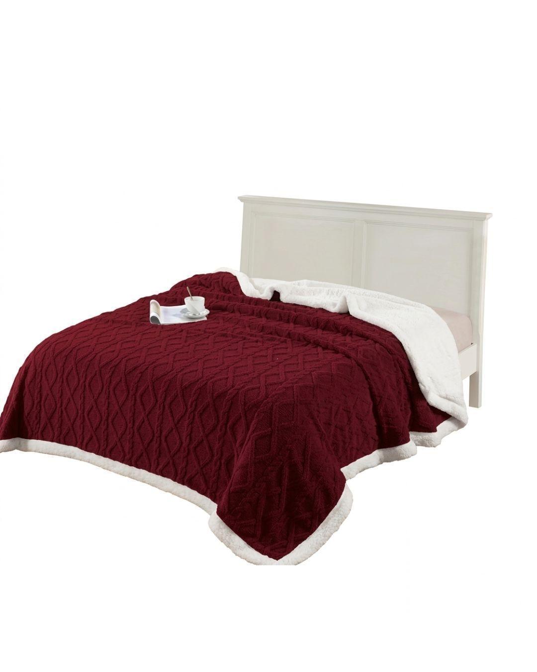 Frazada Con Chiporro King Size Premium - 230 x 250 cm - Lujo, Abrigo y Confort RS.-0