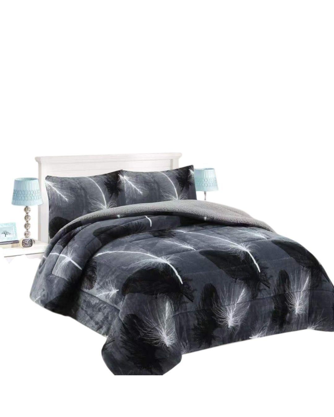 Cobertor de Invierno Premium. - Plush con Diseño King FYA MXH.-0