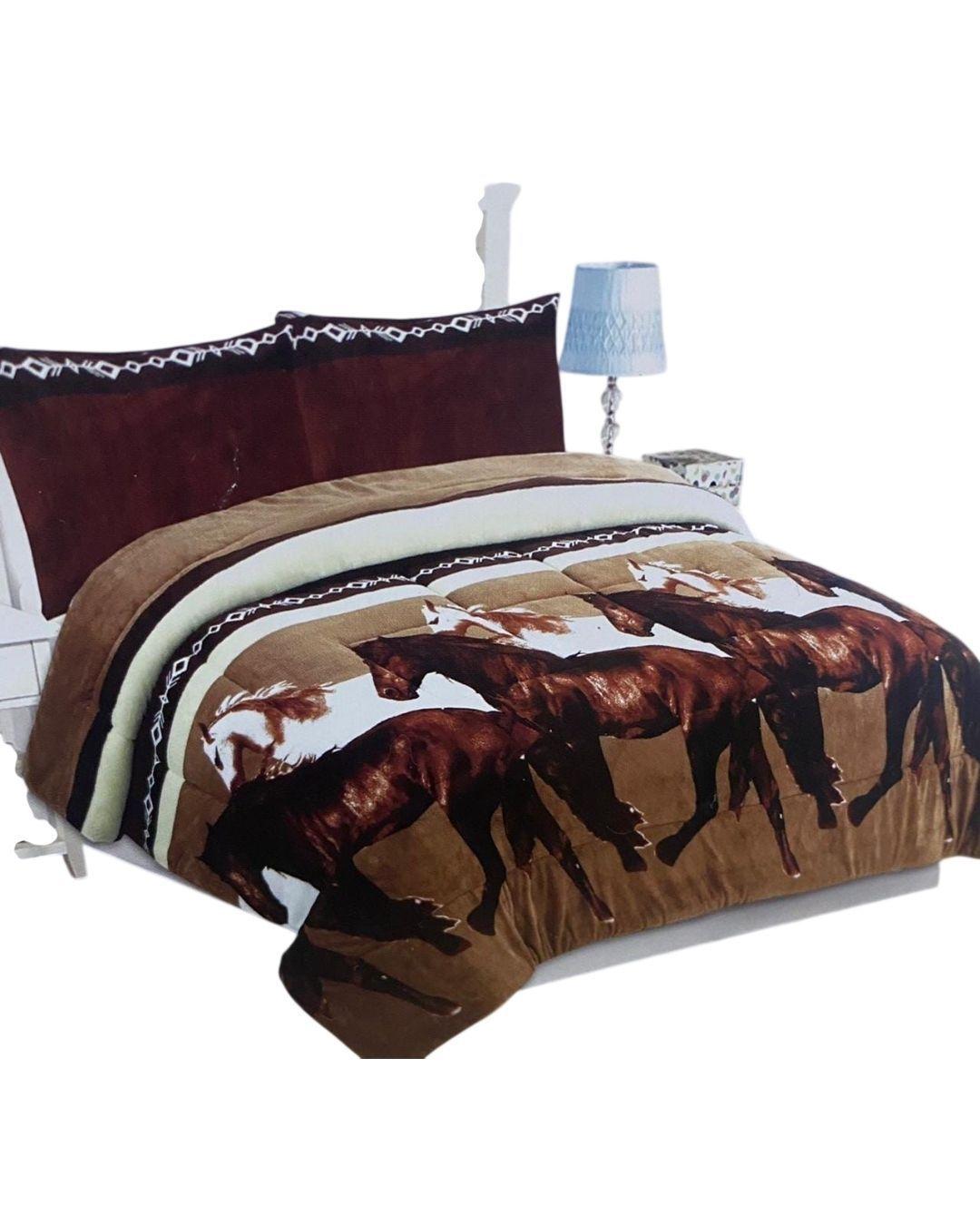Cobertor de Invierno Premium. - Plush con Diseño 2 Plazas FYA MXH.-0