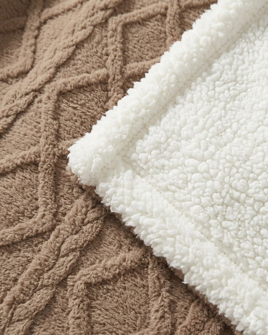 Frazada Con Chiporro King Size Premium - 230 x 250 cm - Lujo, Abrigo y Confort RS-2