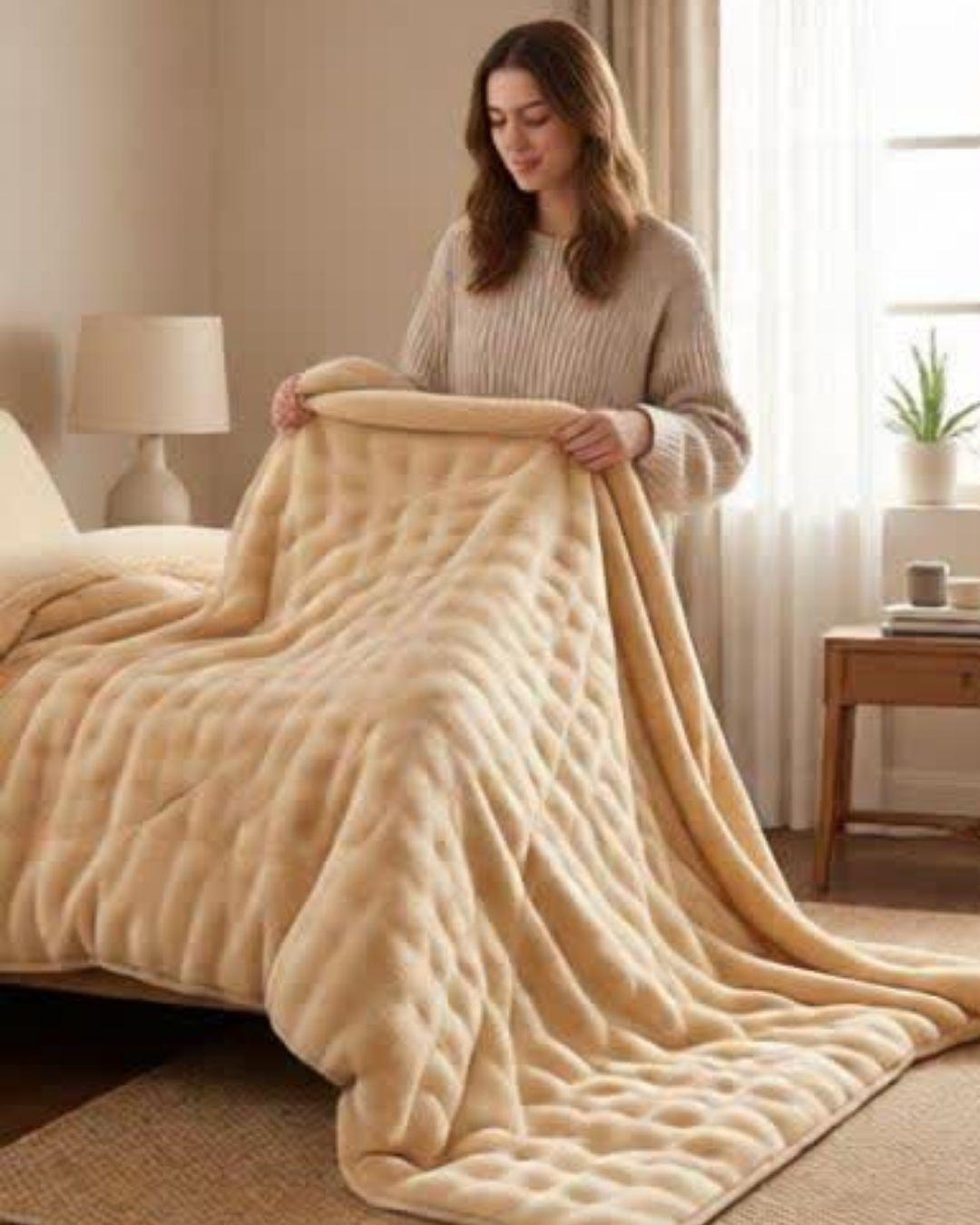 Cobertor de Invierno Premium - Piel de Conejo 2P TF-2