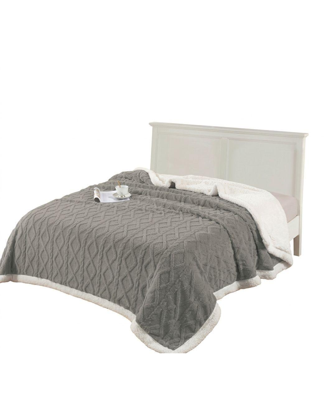 Frazada Con chiporro 2 Plazas Premium - 200 x 230 cm - Máximo Abrigo y Suavidad RS-0