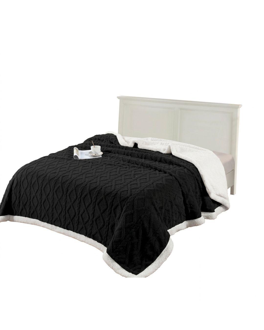 Frazada Con chiporro 2 Plazas Premium - 200 x 230 cm - Máximo Abrigo y Suavidad RS-0