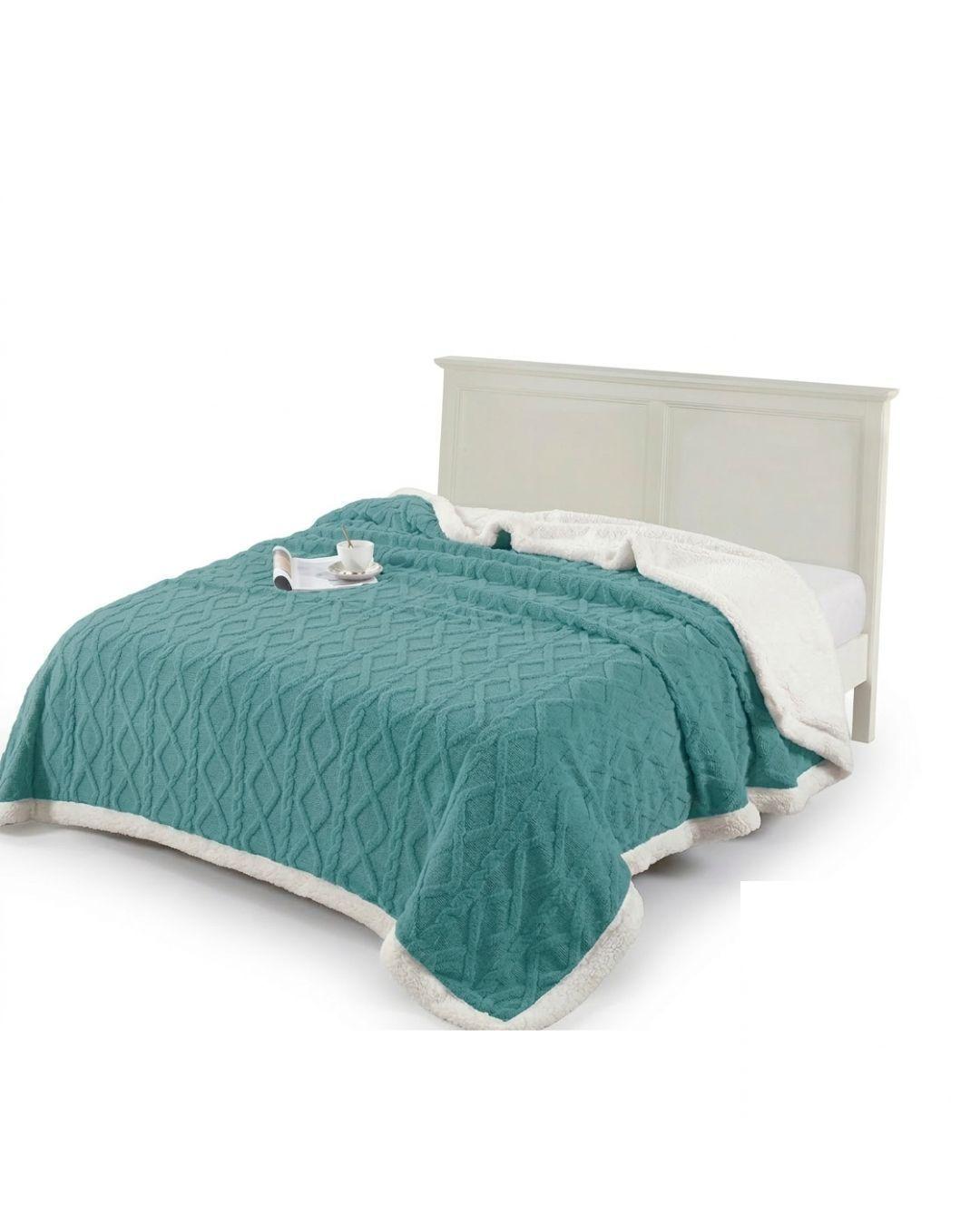 Frazada Con chiporro 2 Plazas Premium - 200 x 230 cm - Máximo Abrigo y Suavidad RS-0