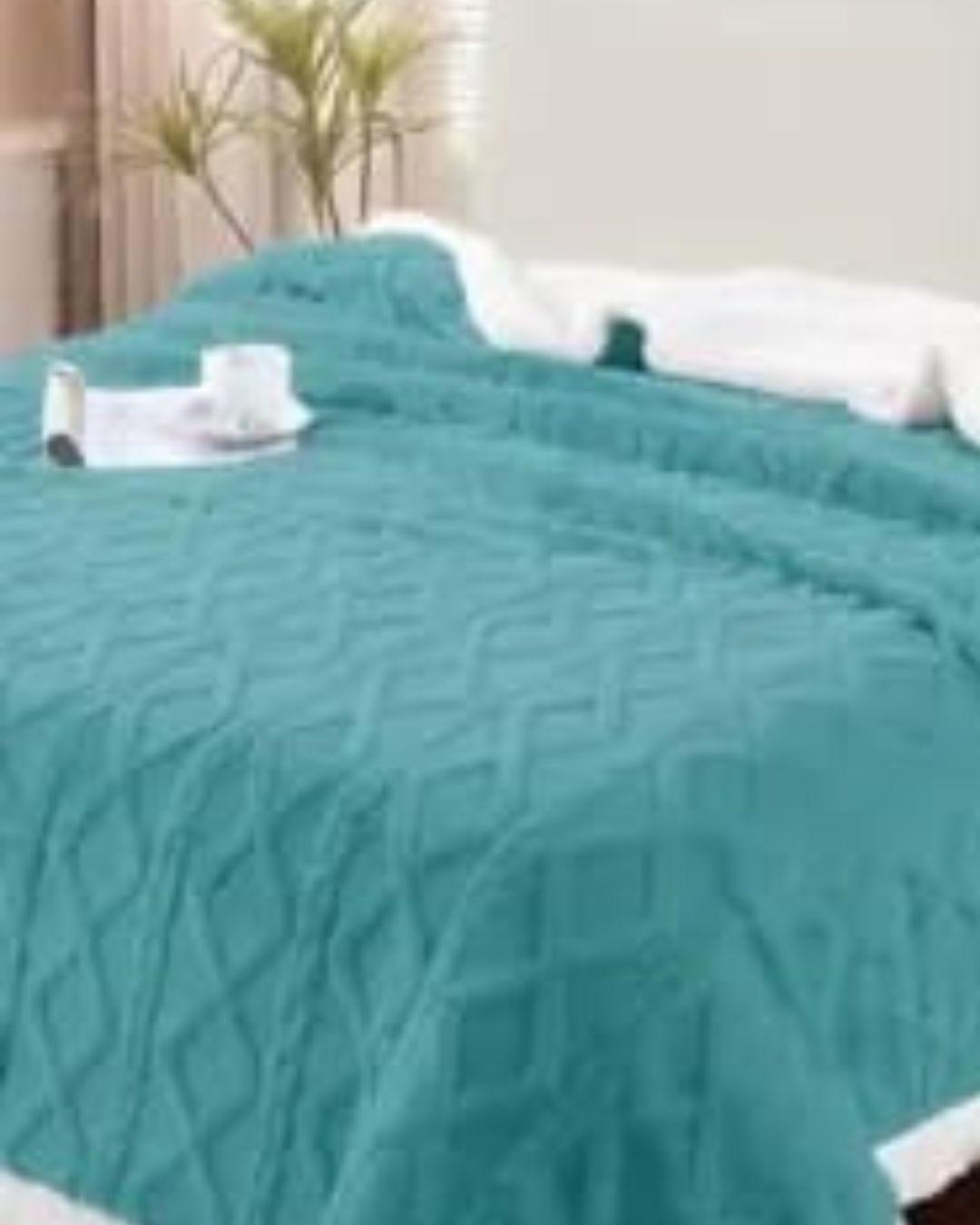 Frazada Con chiporro 2 Plazas Premium - 200 x 230 cm - Máximo Abrigo y Suavidad RS-1