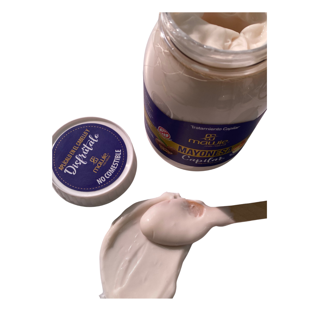 Tratamiento Capilar Mawie Mayonesa Reparación Intensiva Cabello Dañado 500ml-2
