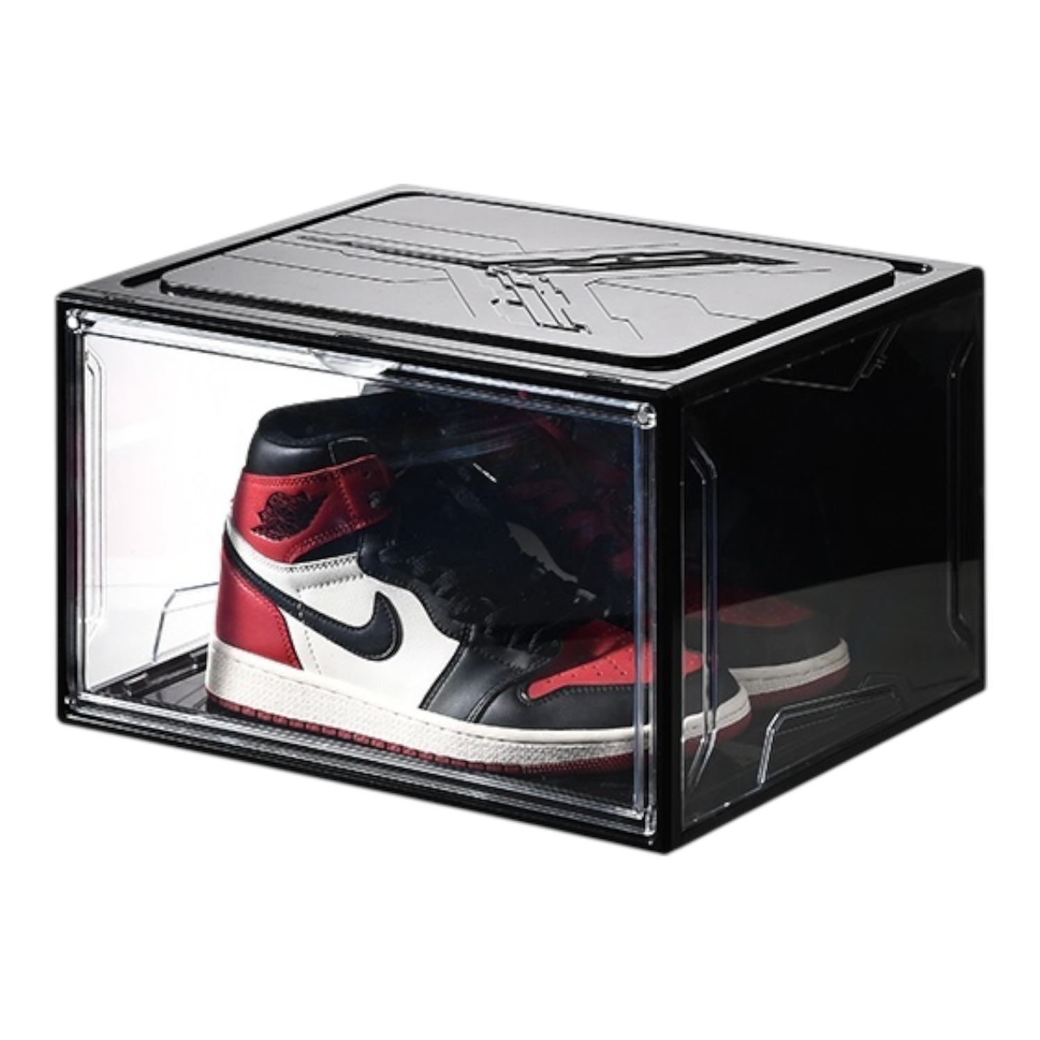 Caja Organizadora Zapato Apilable Cierre Lateral-2