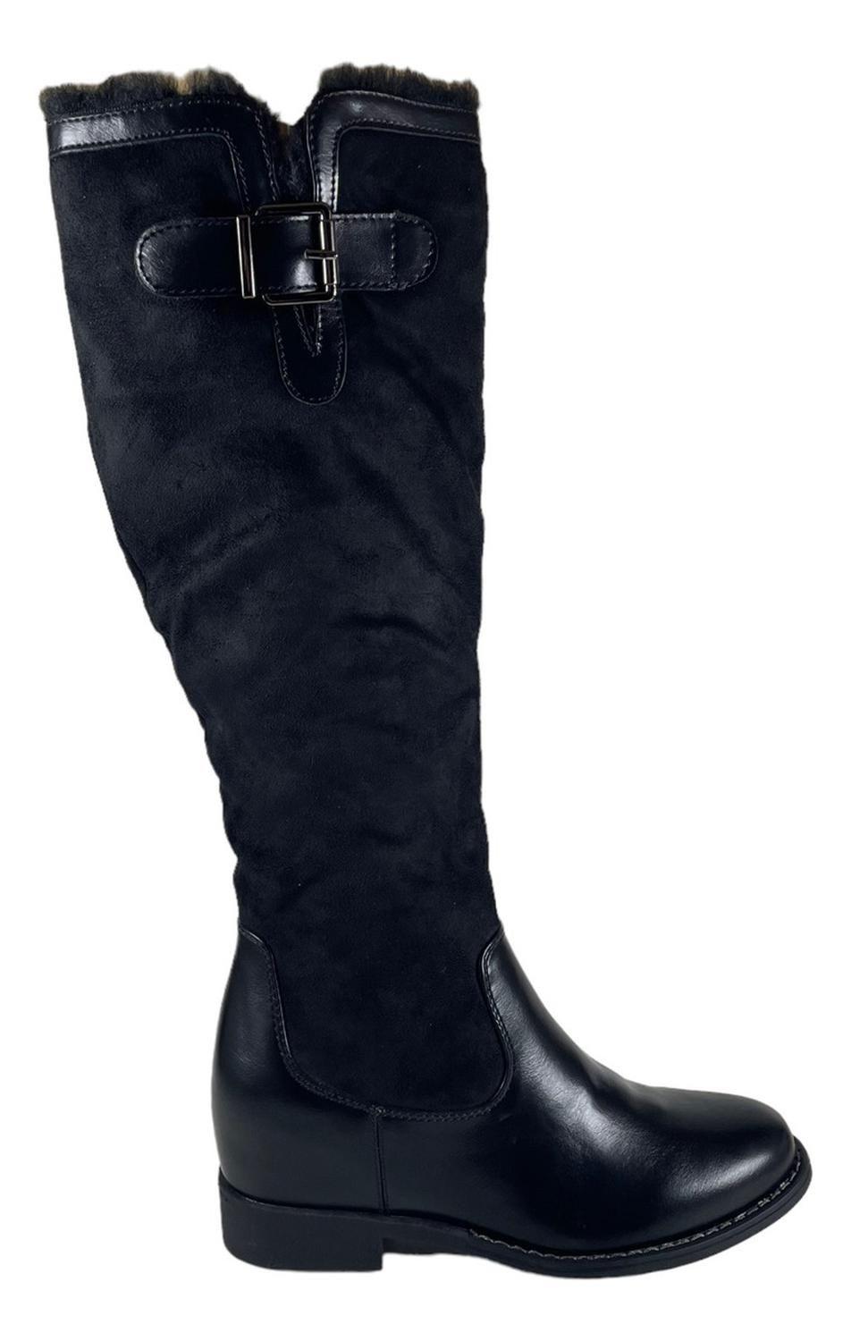 Bota Mujer Via Uno 12082311 Cuero Pu-0