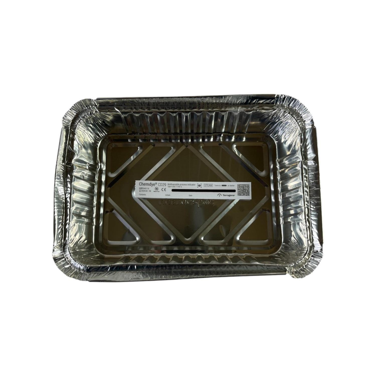 Bandeja Aluminio Esterilizada C30 14 x 19 cm Pack 50 Unidades-2