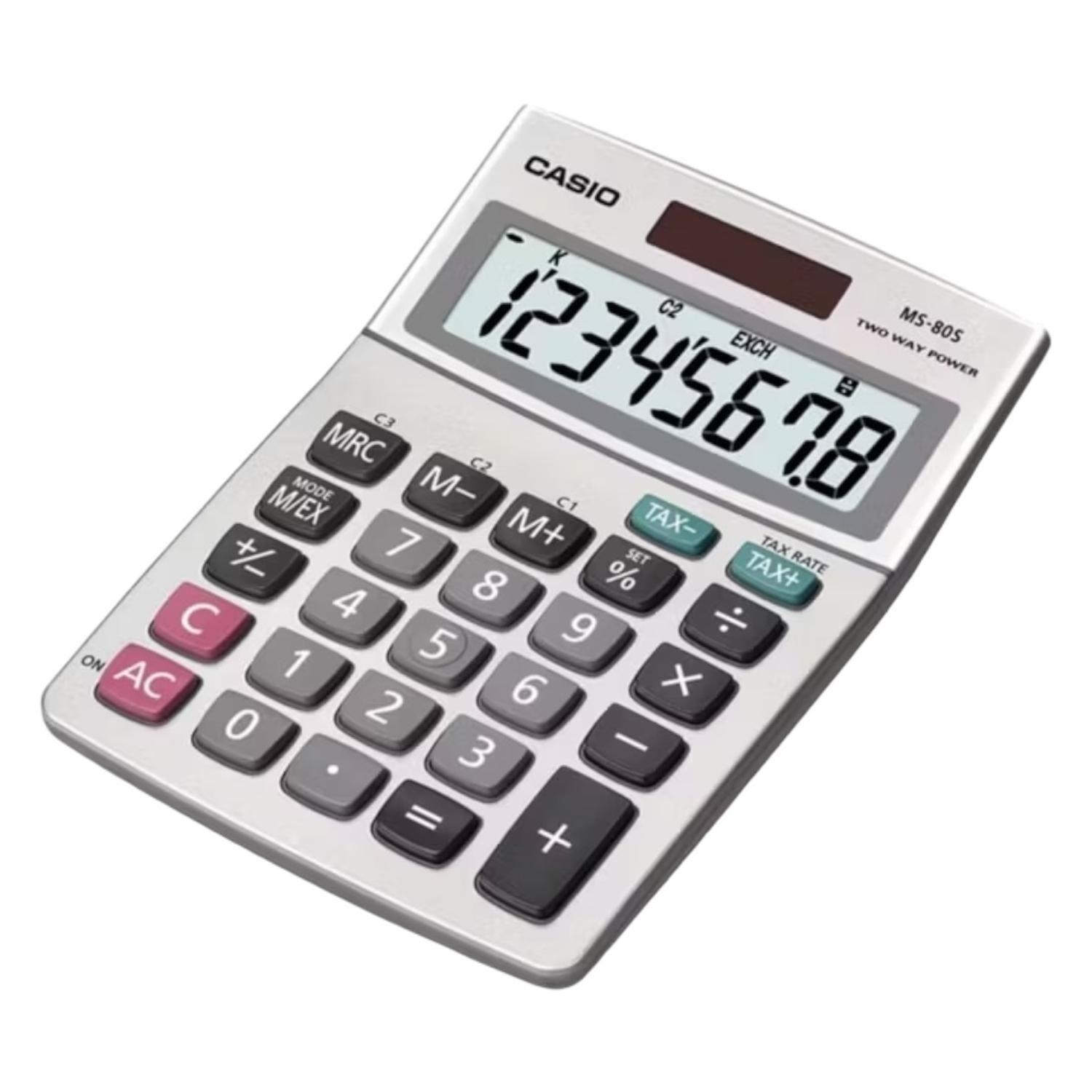 CALCULADORA CASIO modelo MS-80S-0