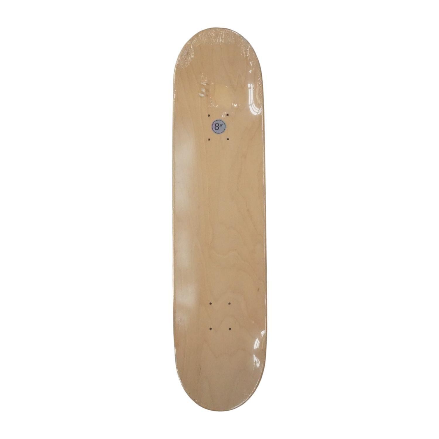 TABLA DE SKATE ALL CON LOGO NEGRO Y CAFÉ 8.0"-1
