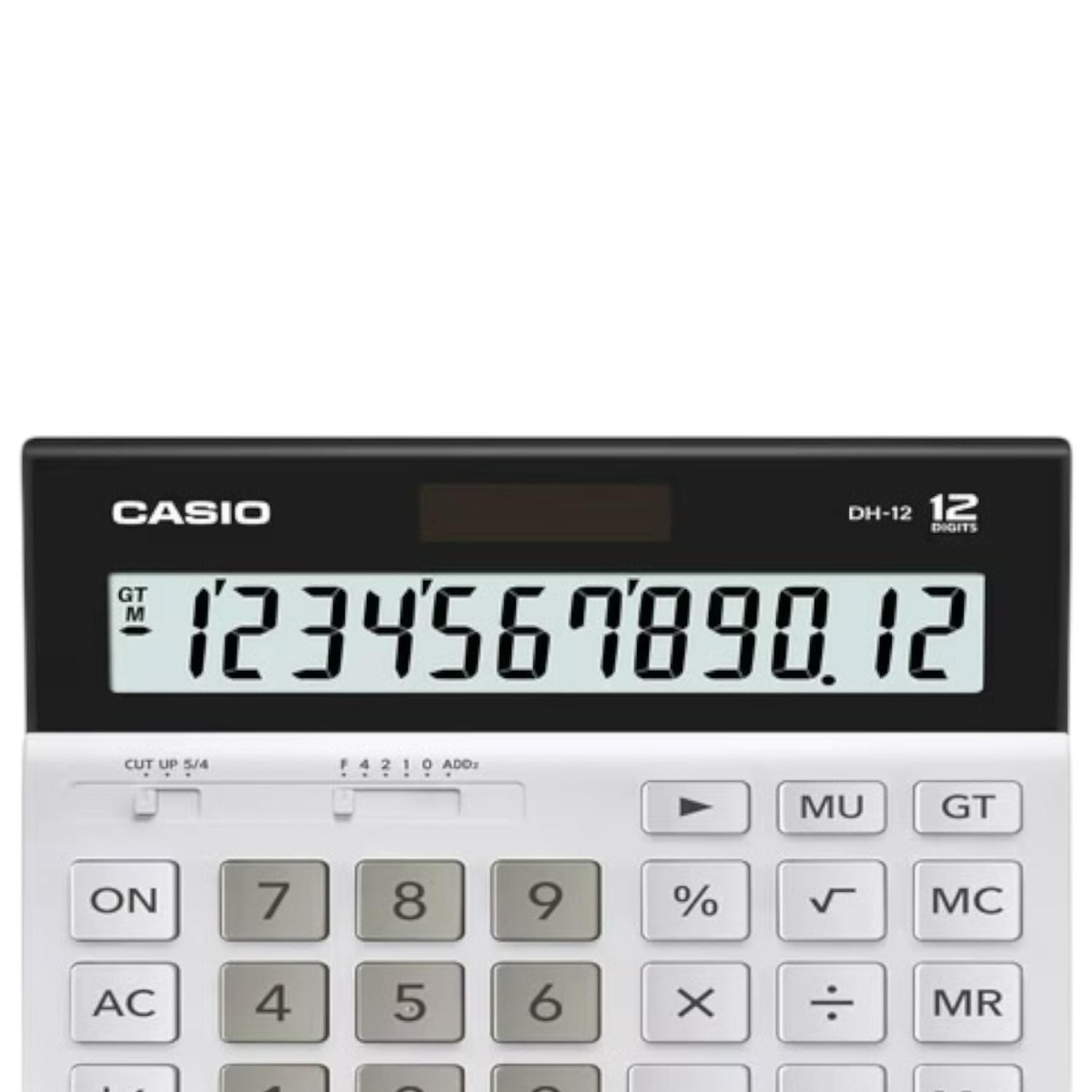 Calculadora Casio DH-12-WE-W-DH-2