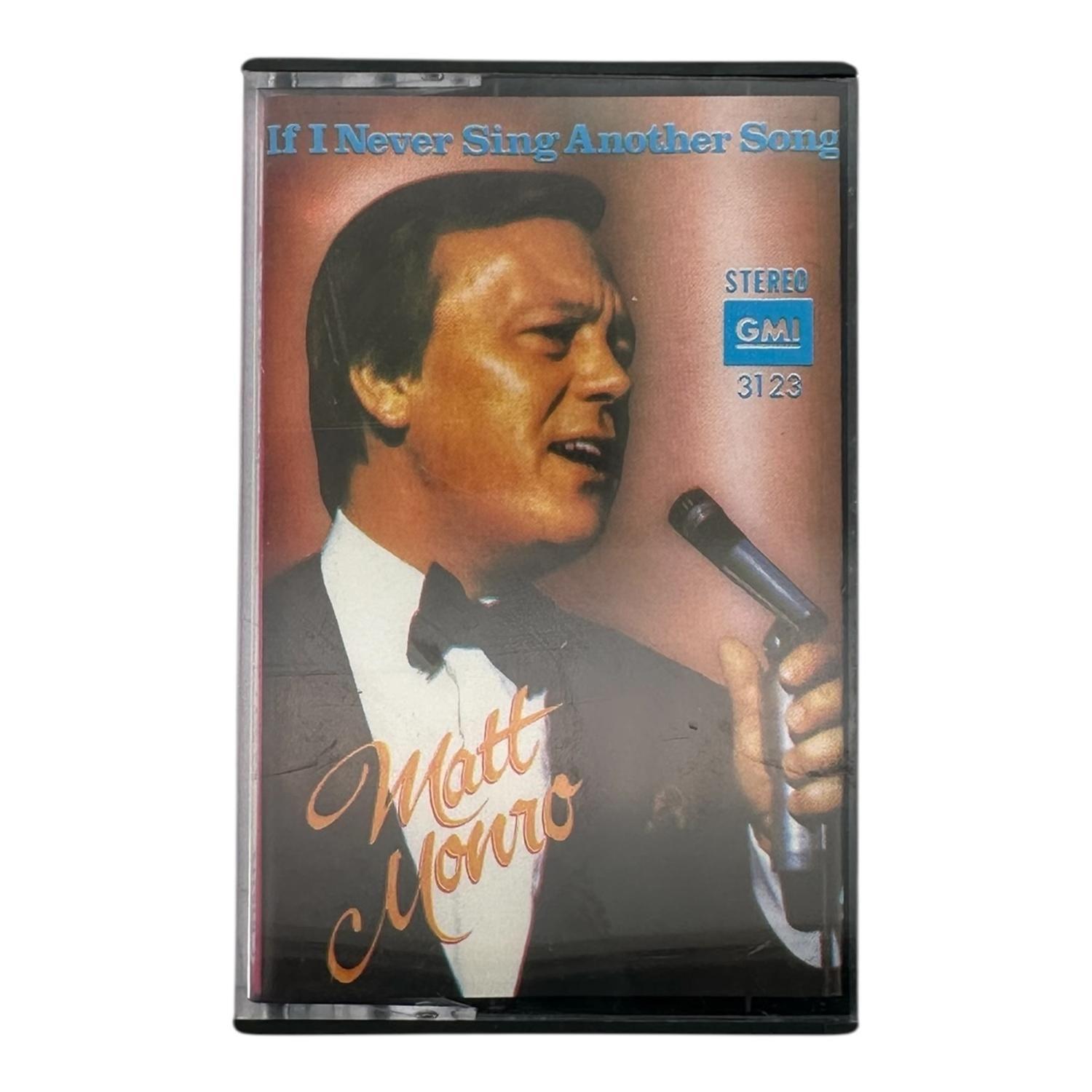 Cassette Matt Monro If I Never Sing Another Song Nuevo-0