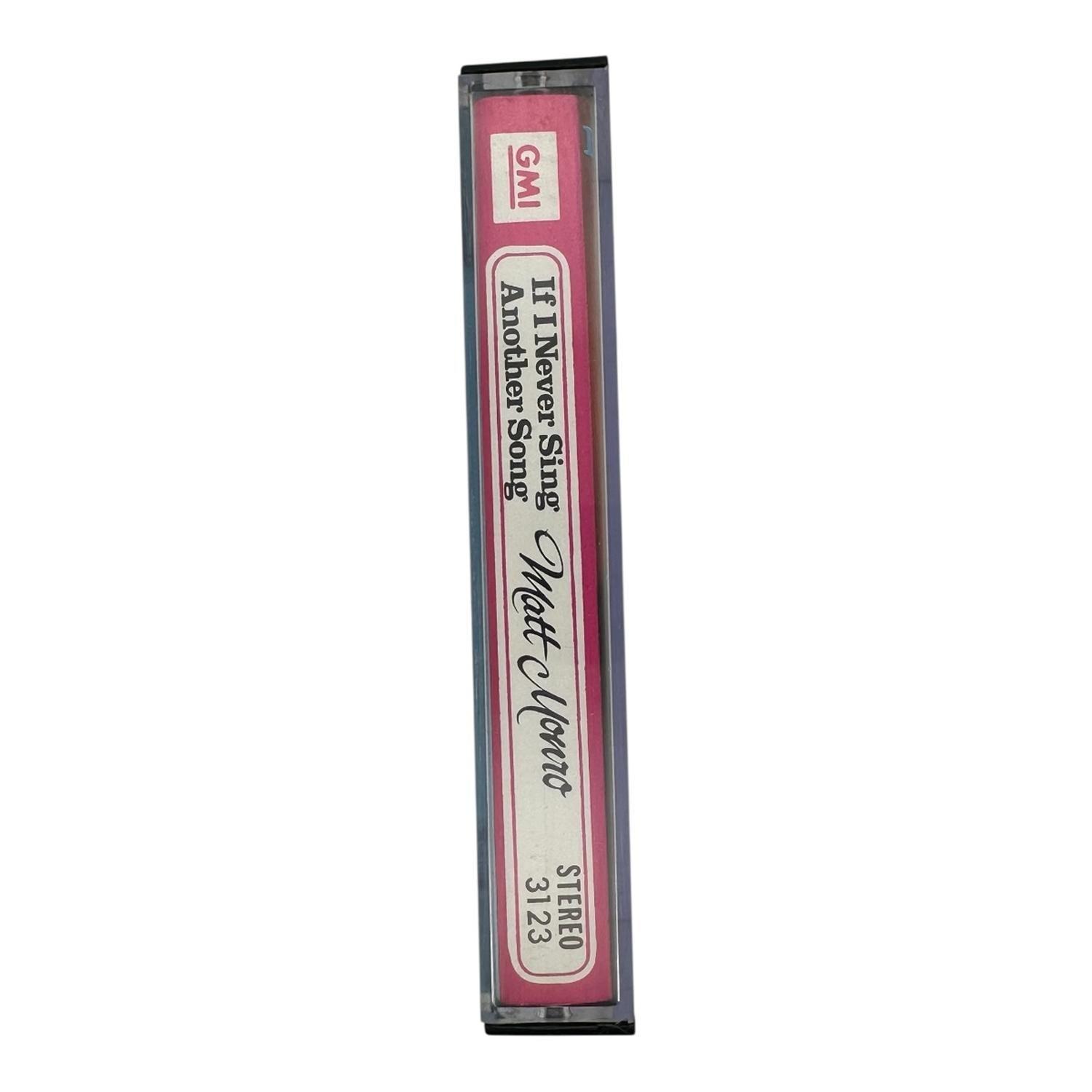 Cassette Matt Monro If I Never Sing Another Song Nuevo-1