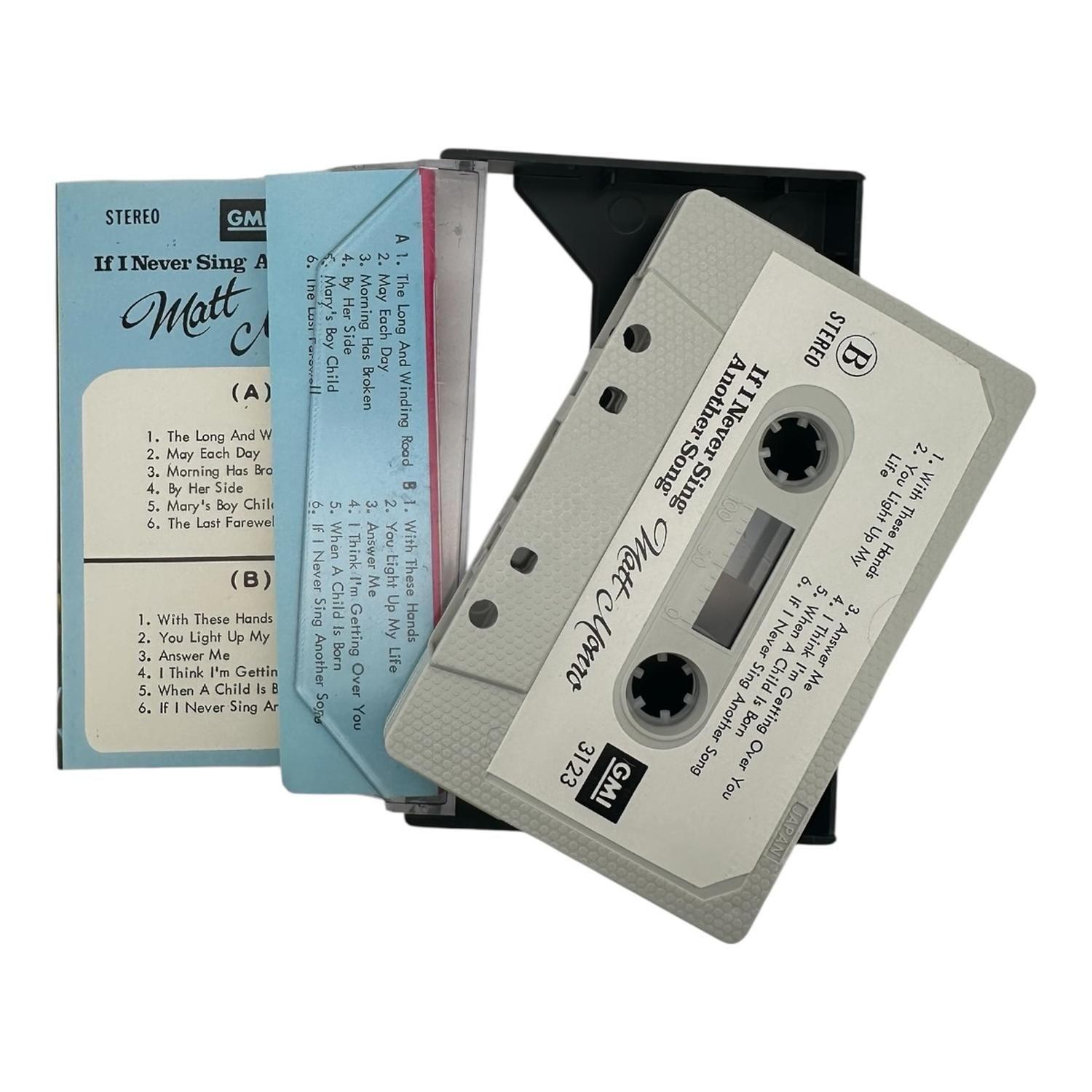 Cassette Matt Monro If I Never Sing Another Song Nuevo-3