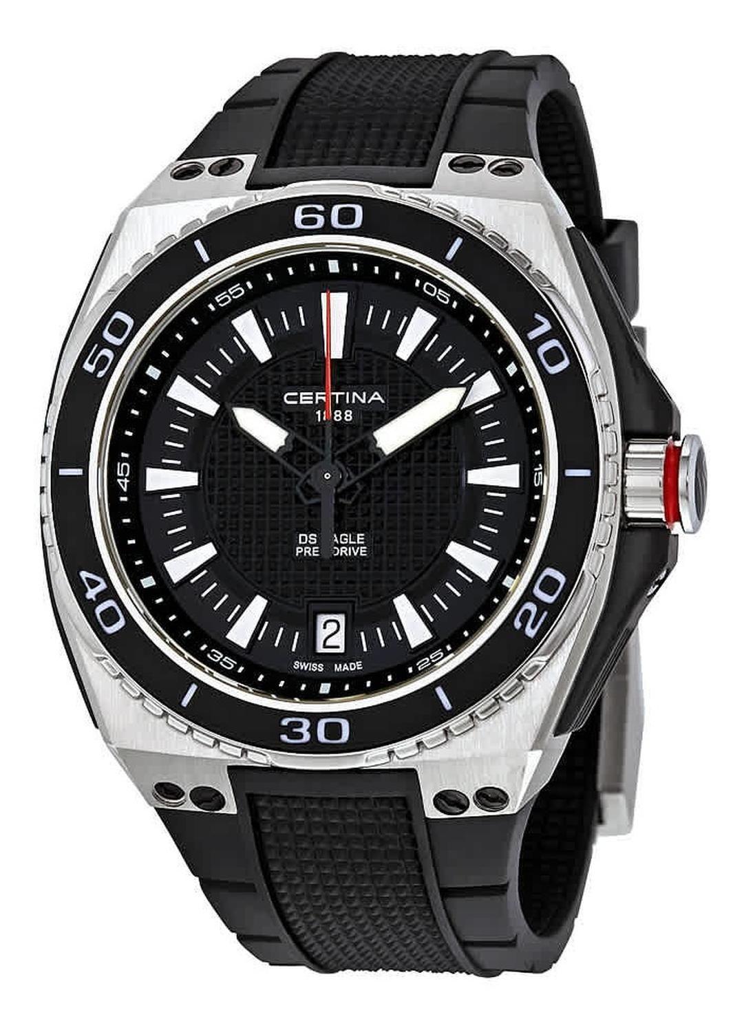 Certina Ds Eagle Cuarzo Esfera Negra-0