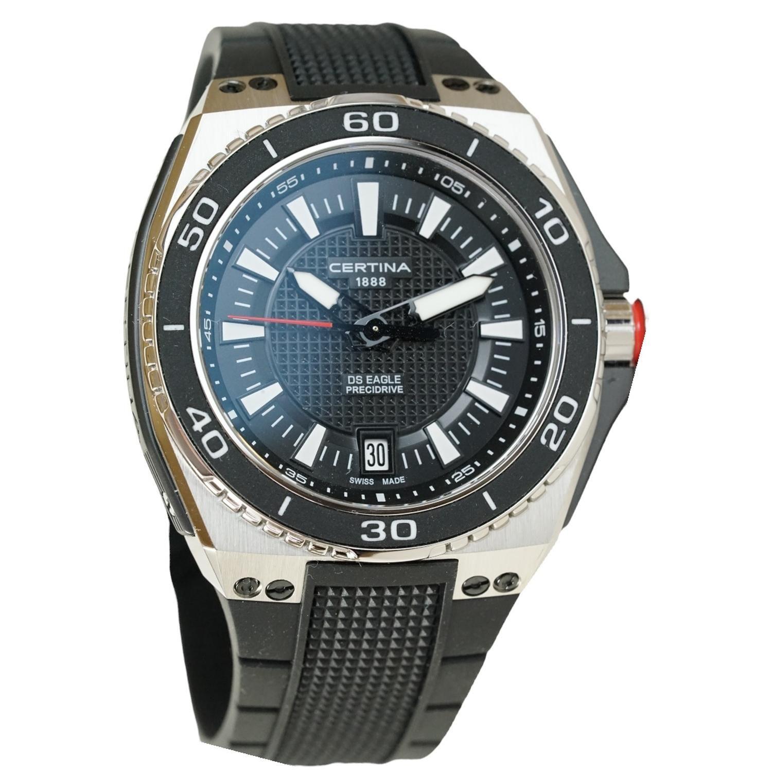 Certina Ds Eagle Cuarzo Esfera Negra-1