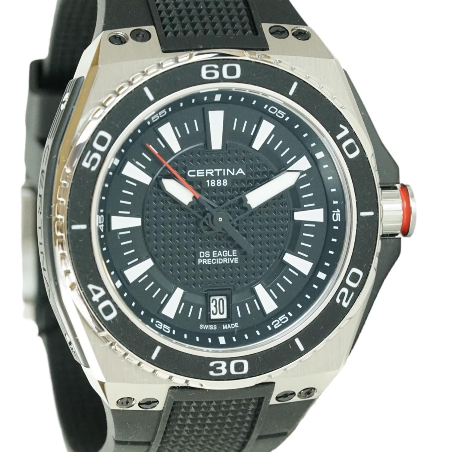 Certina Ds Eagle Cuarzo Esfera Negra-2