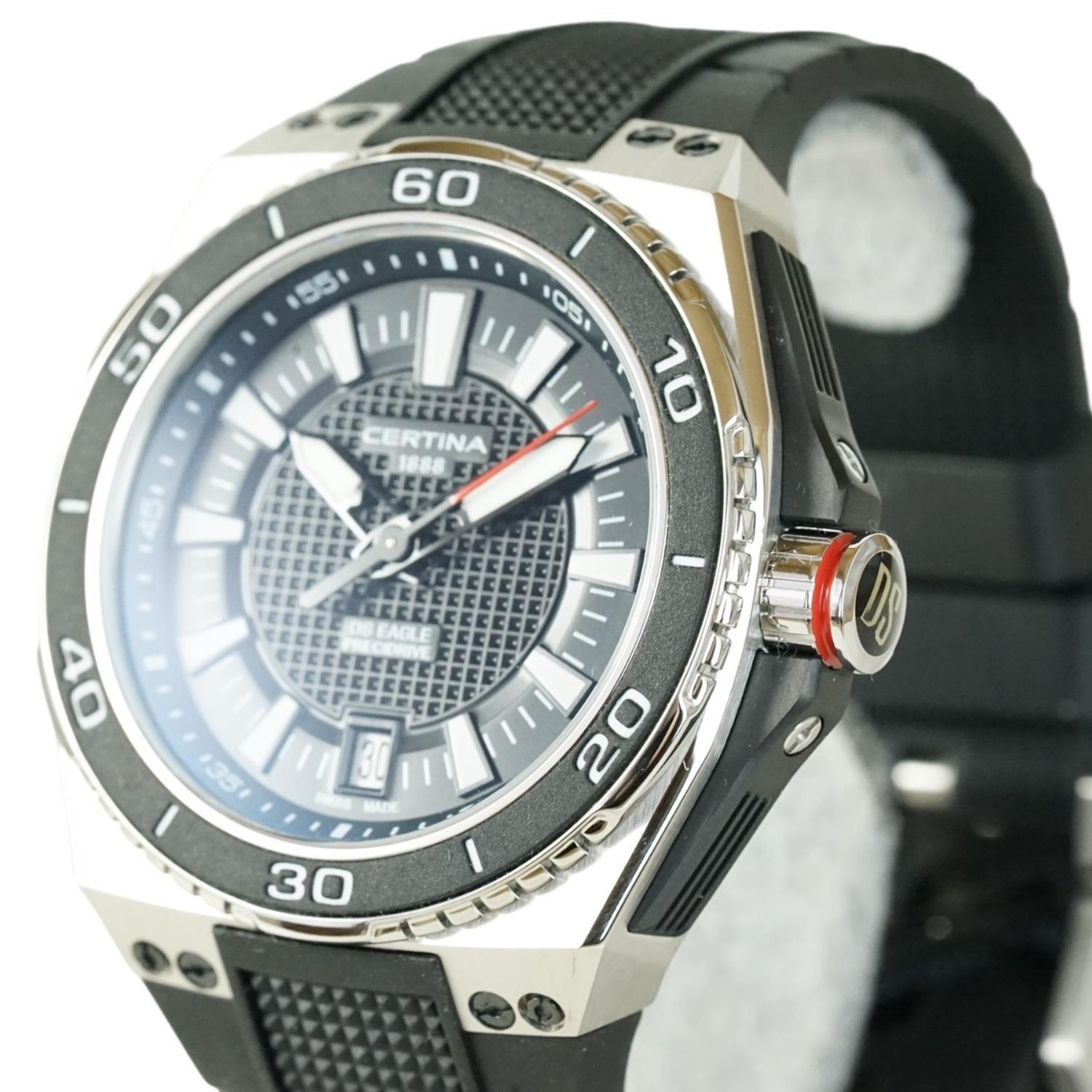Certina Ds Eagle Cuarzo Esfera Negra-3
