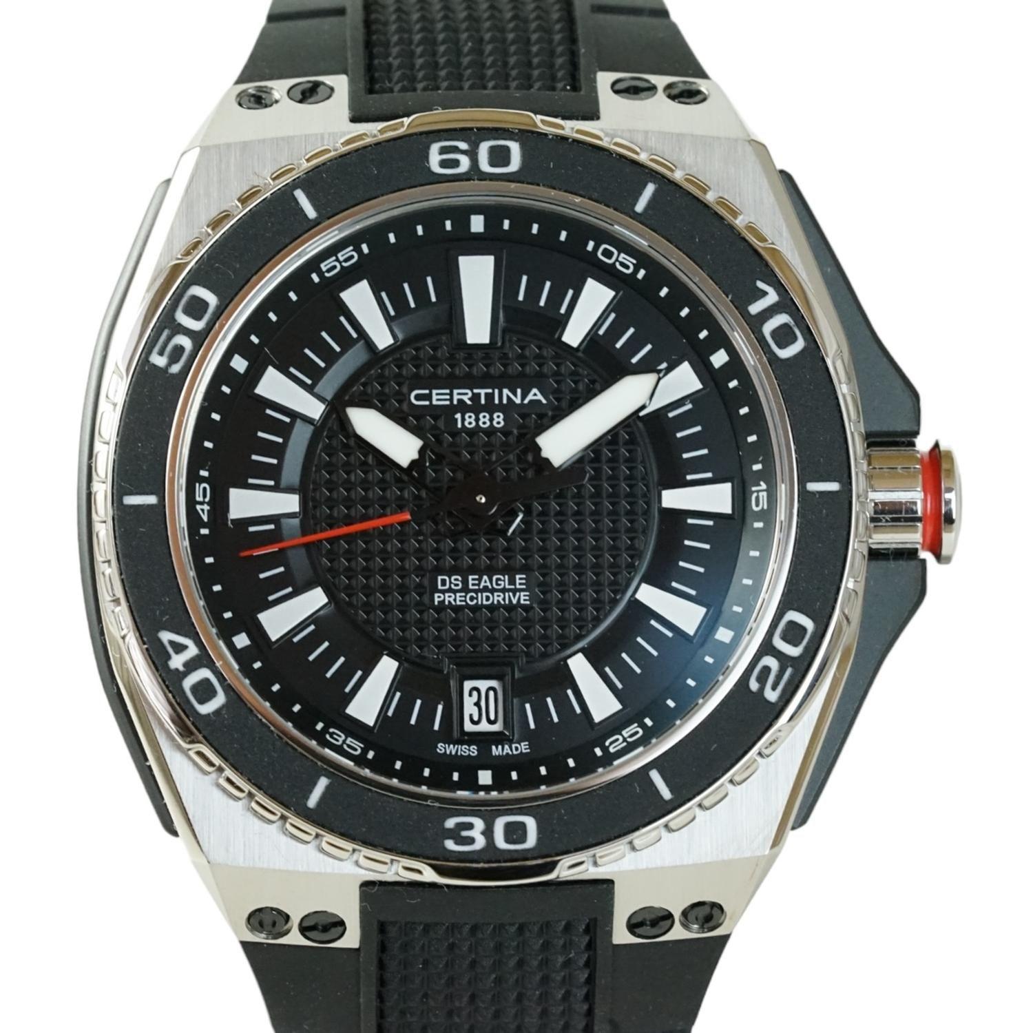Certina Ds Eagle Cuarzo Esfera Negra-4