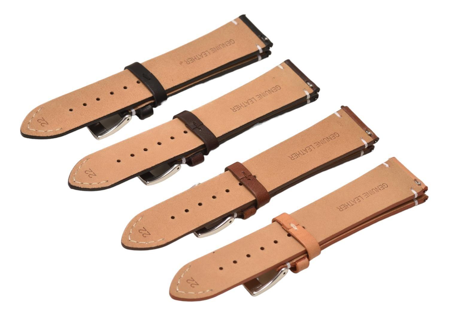 Correa Reloj Cuero Variedad Colores 12mm 14mm 18mm 16mm 20mm 22mm 24mm-2