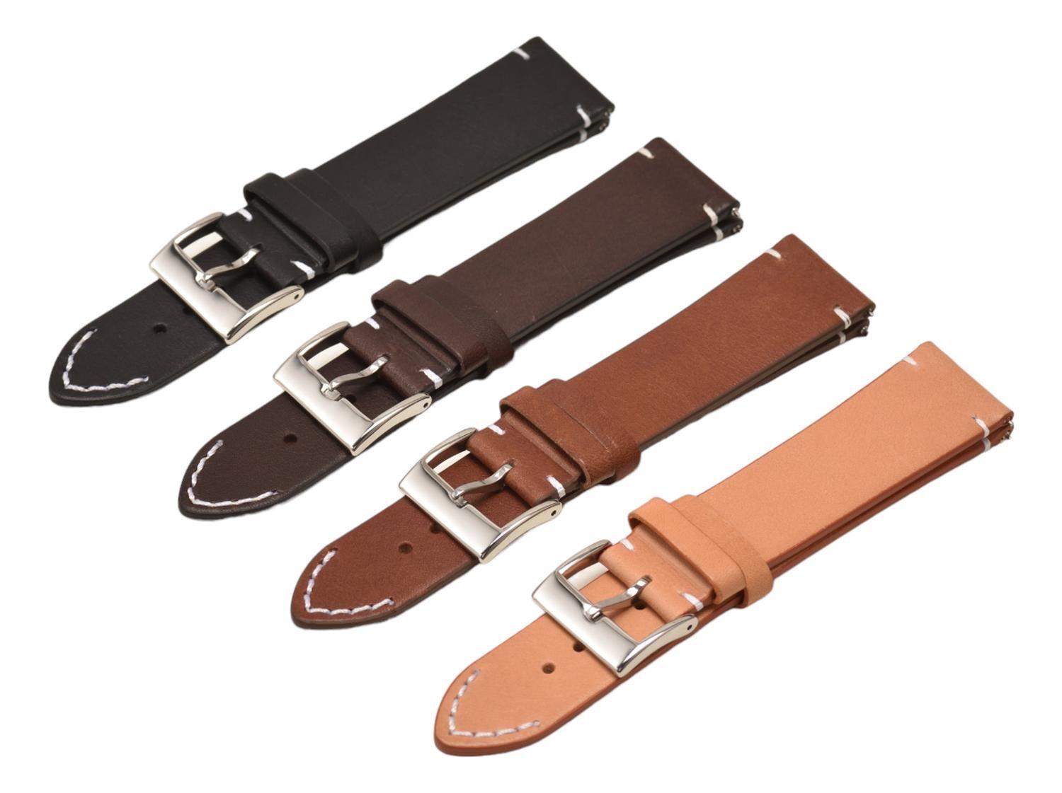 Correa Reloj Cuero Variedad Colores 12mm 14mm 18mm 16mm 20mm 22mm 24mm-4