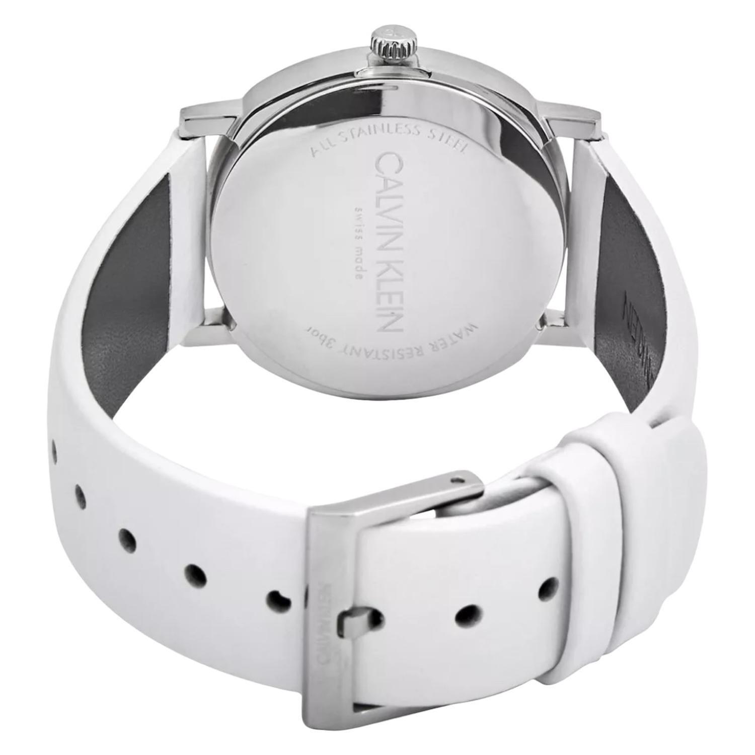 Reloj Calvin Klein Posh Cuarzo Esfera Blanca Mujer K8q331l2-2