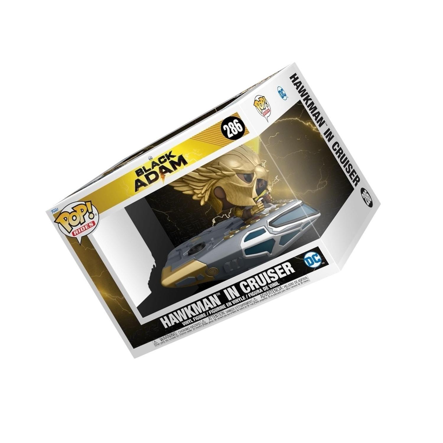 FIGURA COLECCIONABLE FUNKO POP BLACK ADAM - HAWKMAN IN CRUISER-2