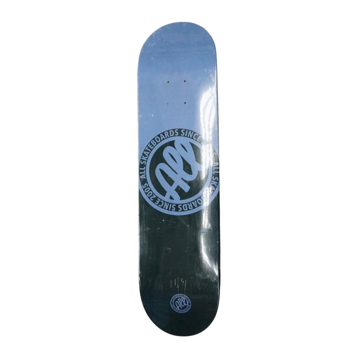TABLA DE SKATE ALL CON LOGO AZUL Y NEGRO 8.1"-0
