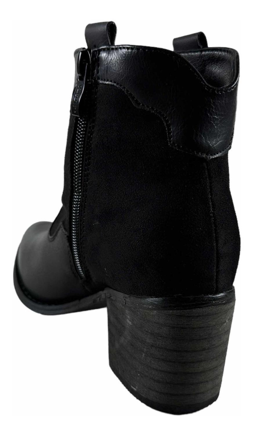 Botin Via Uno Negro Mujer 12083407-5