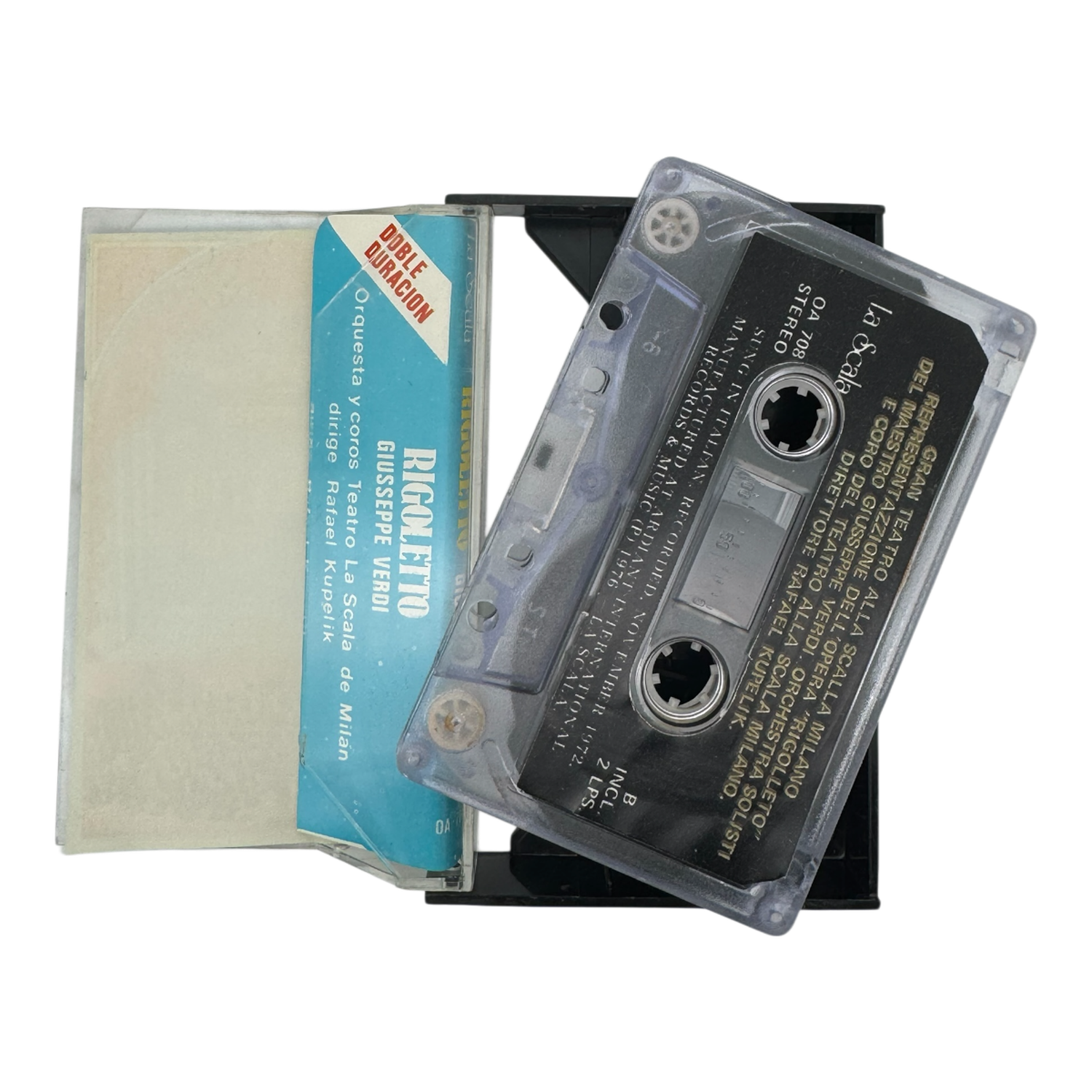 Cassette Opera Rigoletto Giuseppe Verdi Nuevo-2