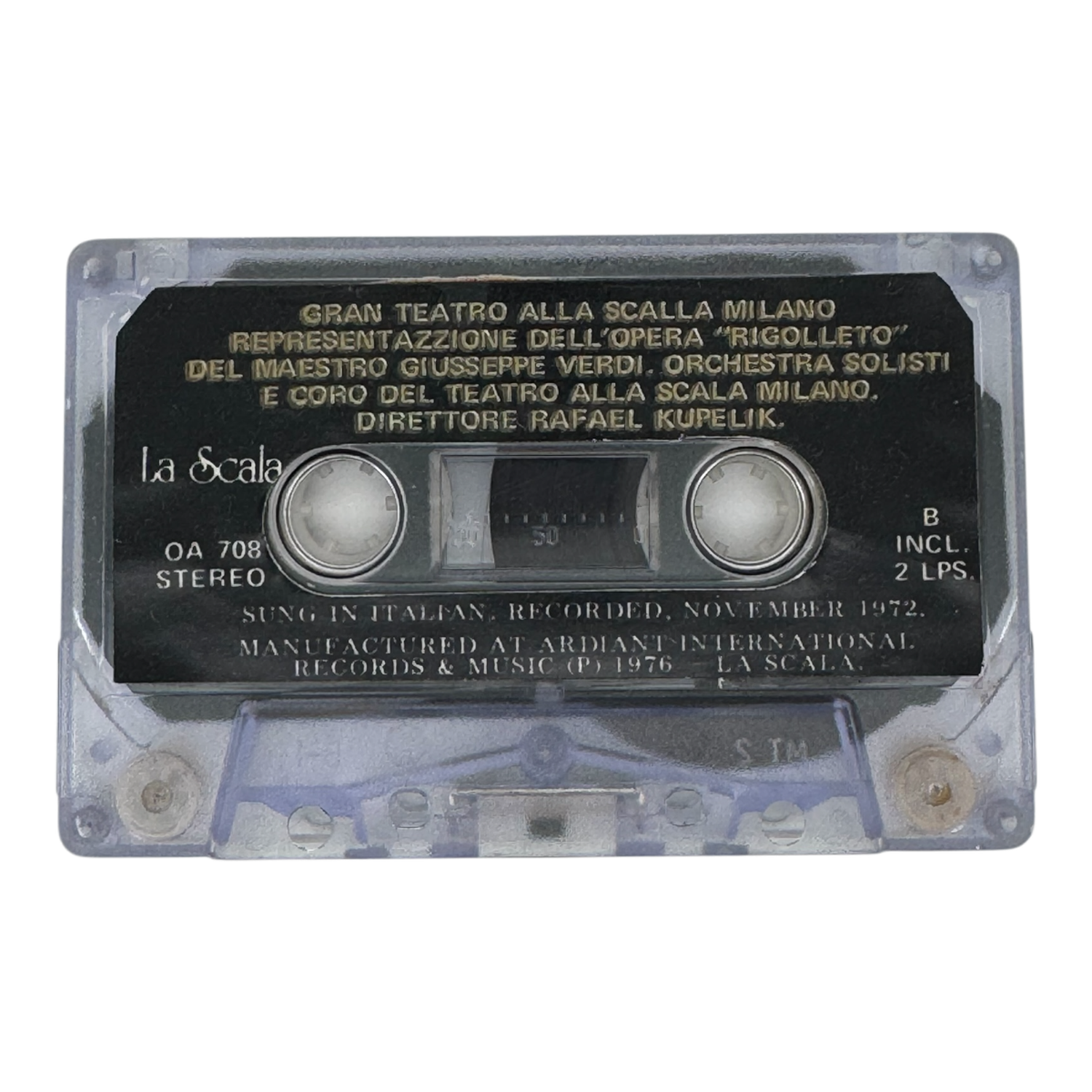 Cassette Opera Rigoletto Giuseppe Verdi Nuevo-3