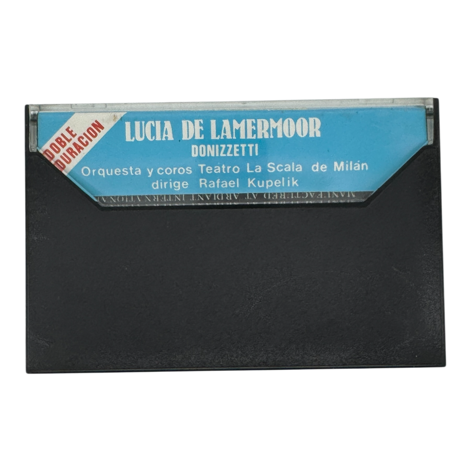 Cassette Opera Lucia de Lammermoor Gaetano Donizetti Nuevo-2