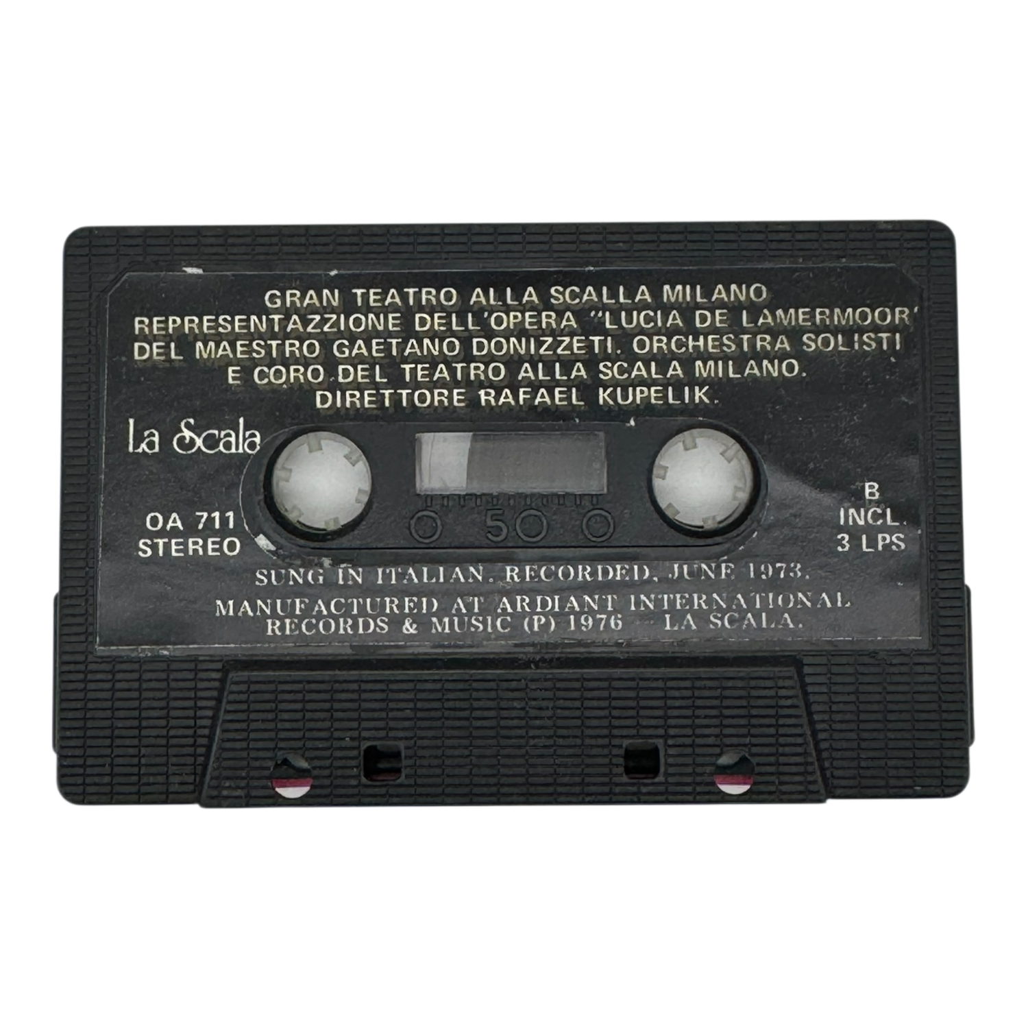 Cassette Opera Lucia de Lammermoor Gaetano Donizetti Nuevo-4