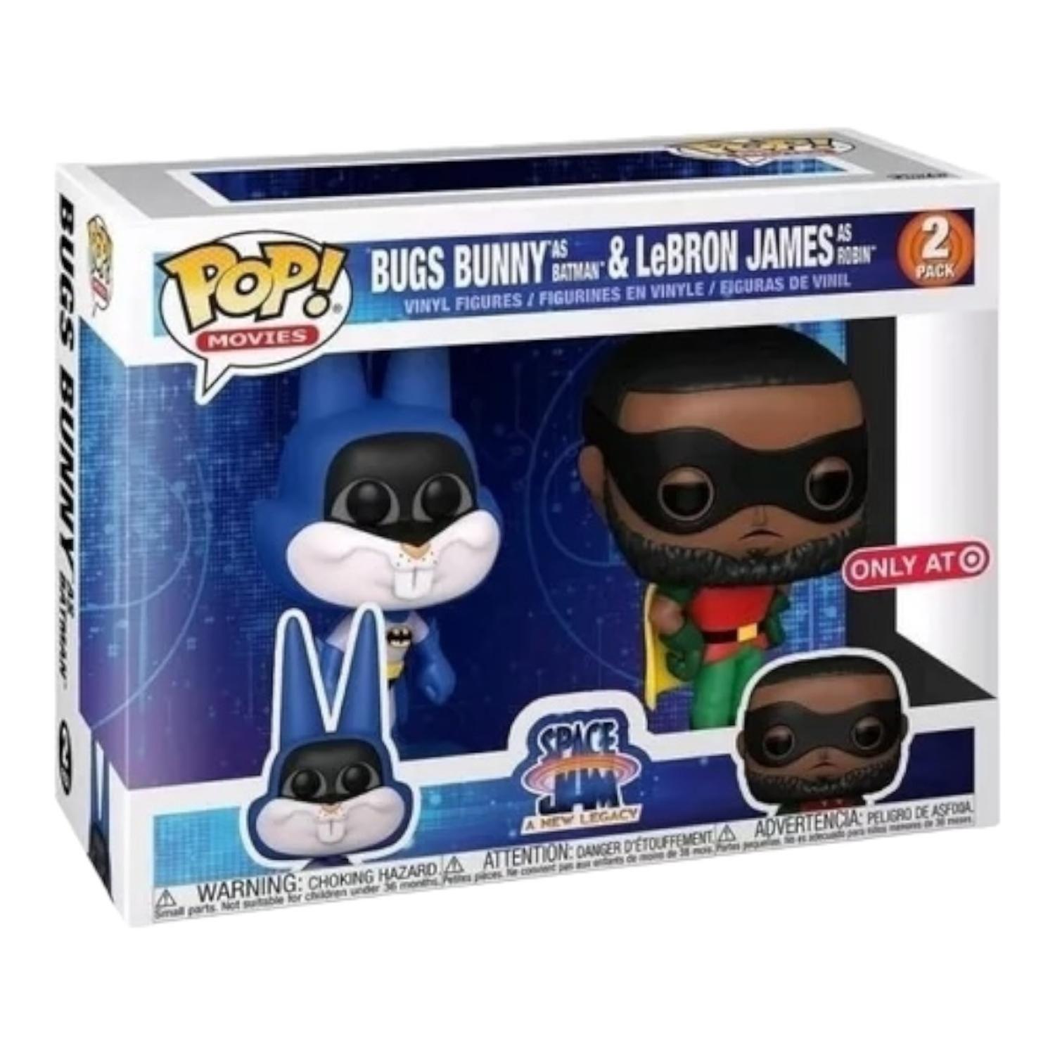 FIGURA COLECCIONABLE FUNKO POP SPACE JAM - BUGS BUNNY & LEBRON JAMES-0