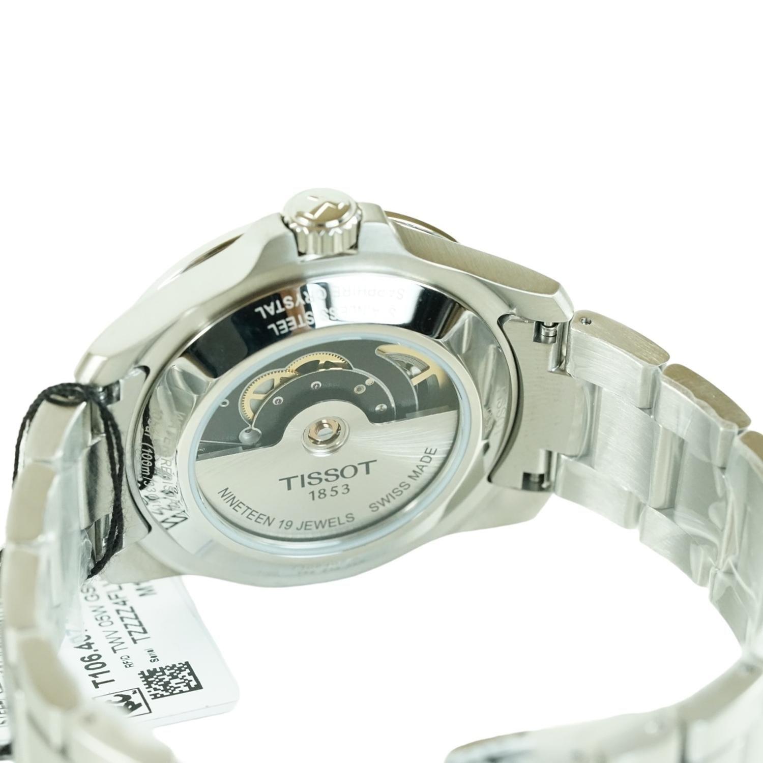 Reloj Tissot V8 Automatico Esfera Blanca-3