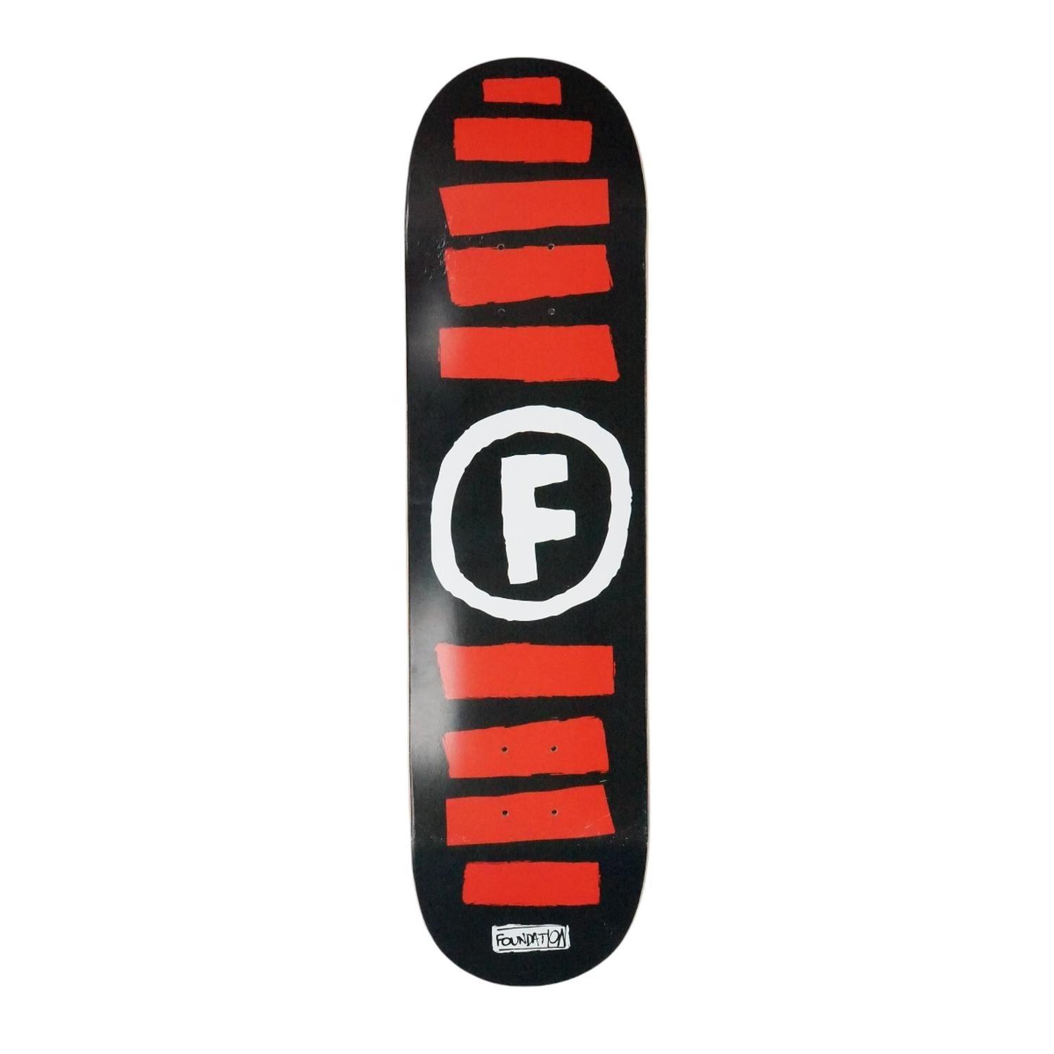 TABLA DE SKATE FOUNDATION DOODLE STRIPE BLACK 8.0"-0