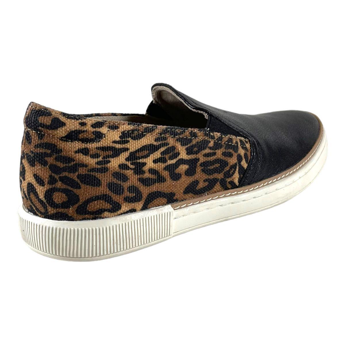 Mocasin Mujer Naturalizer Zola Negro Cheetah-2