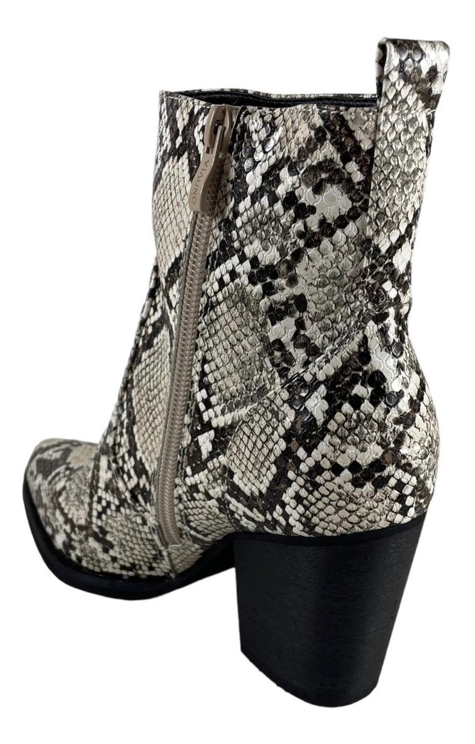 Botin Via Uno Snake Beige Modelo 18406-3