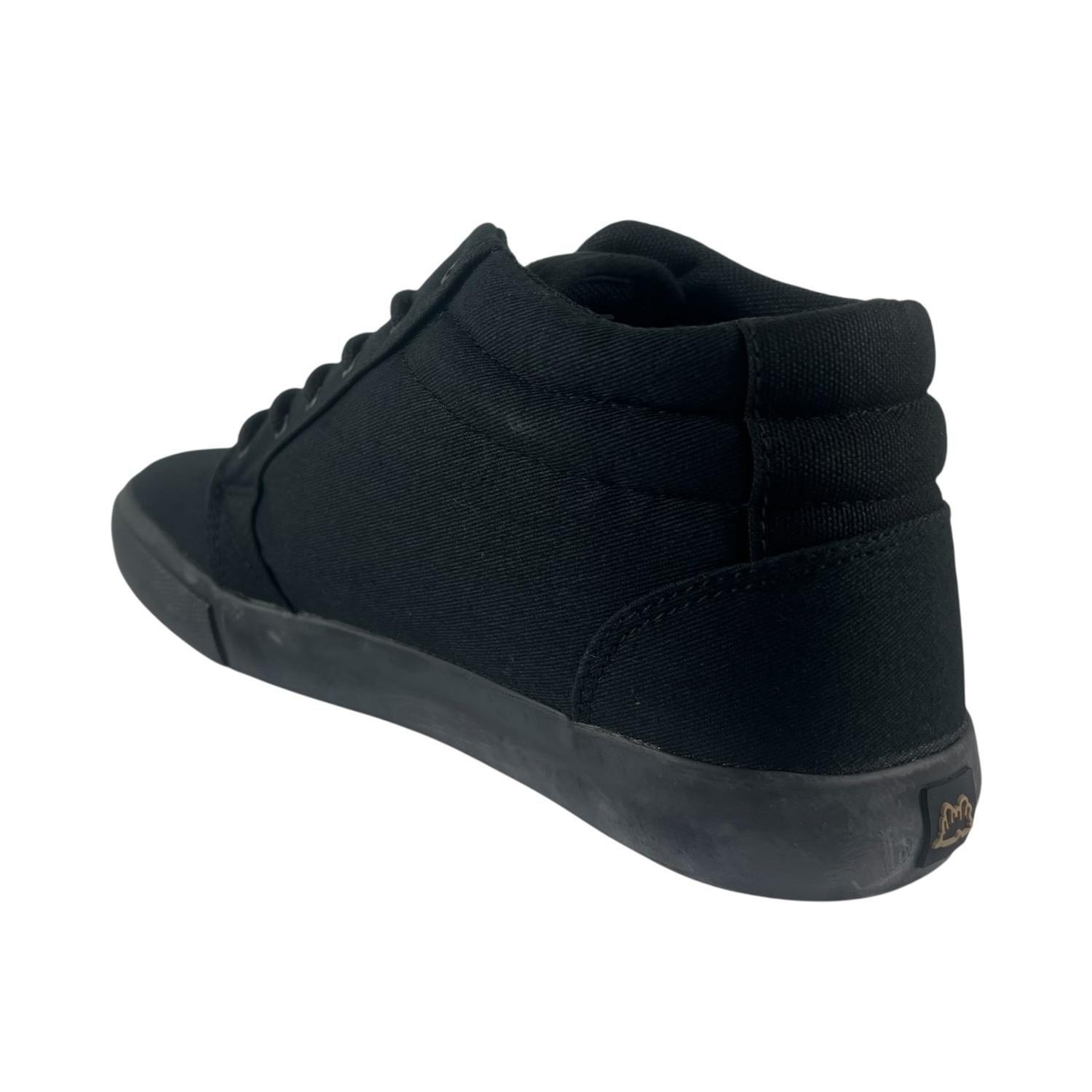 Zapatilla Urbana Gangsta Base Mid Negro Hombre-2