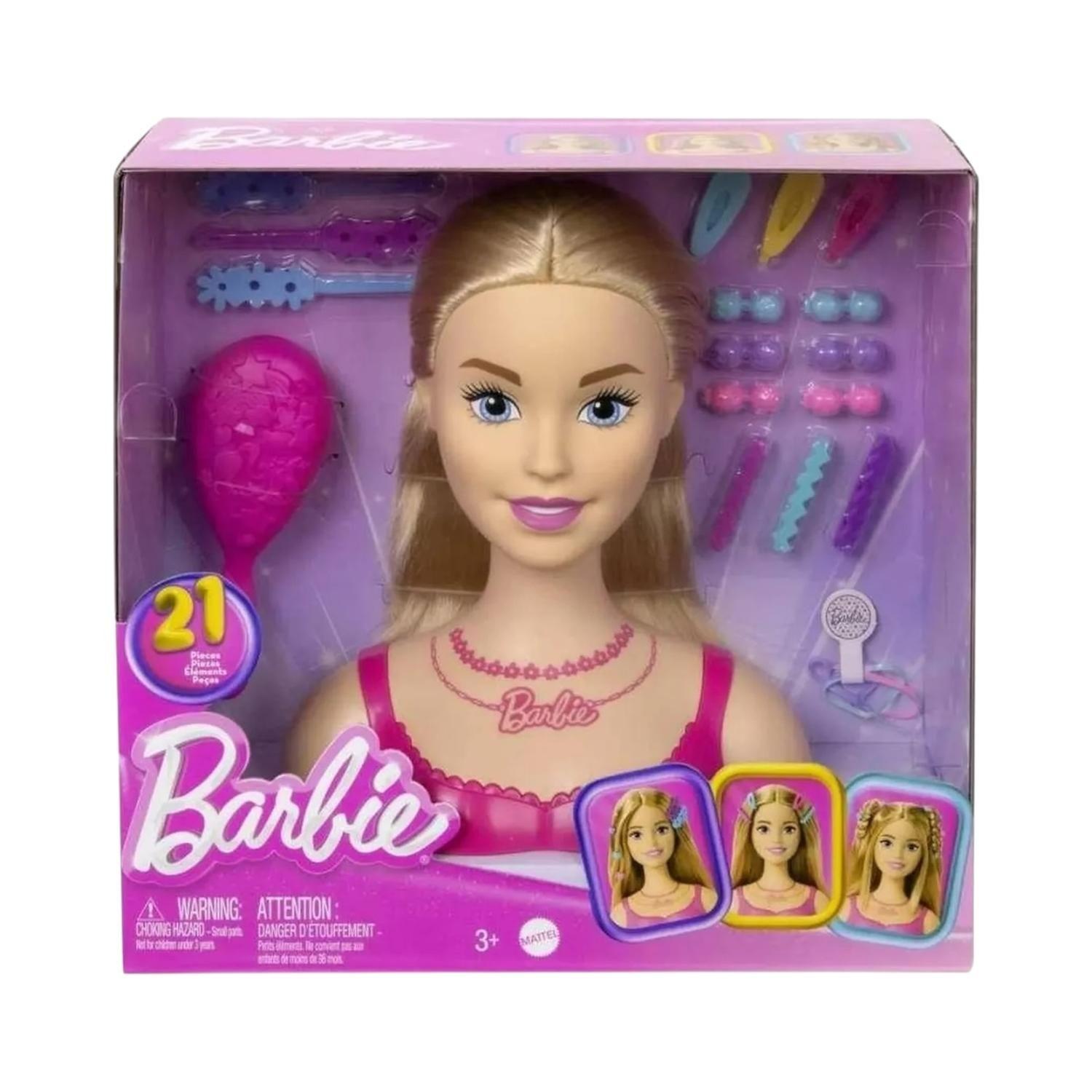 Cabeza Barbie Para Peinar Con Accesorios-3
