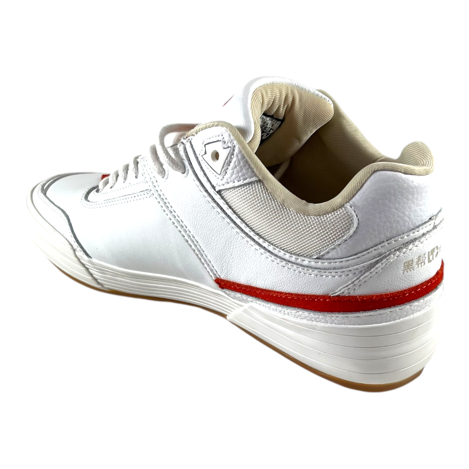 Zapatilla GLTD Arrow White Chili Cuero Premium-2