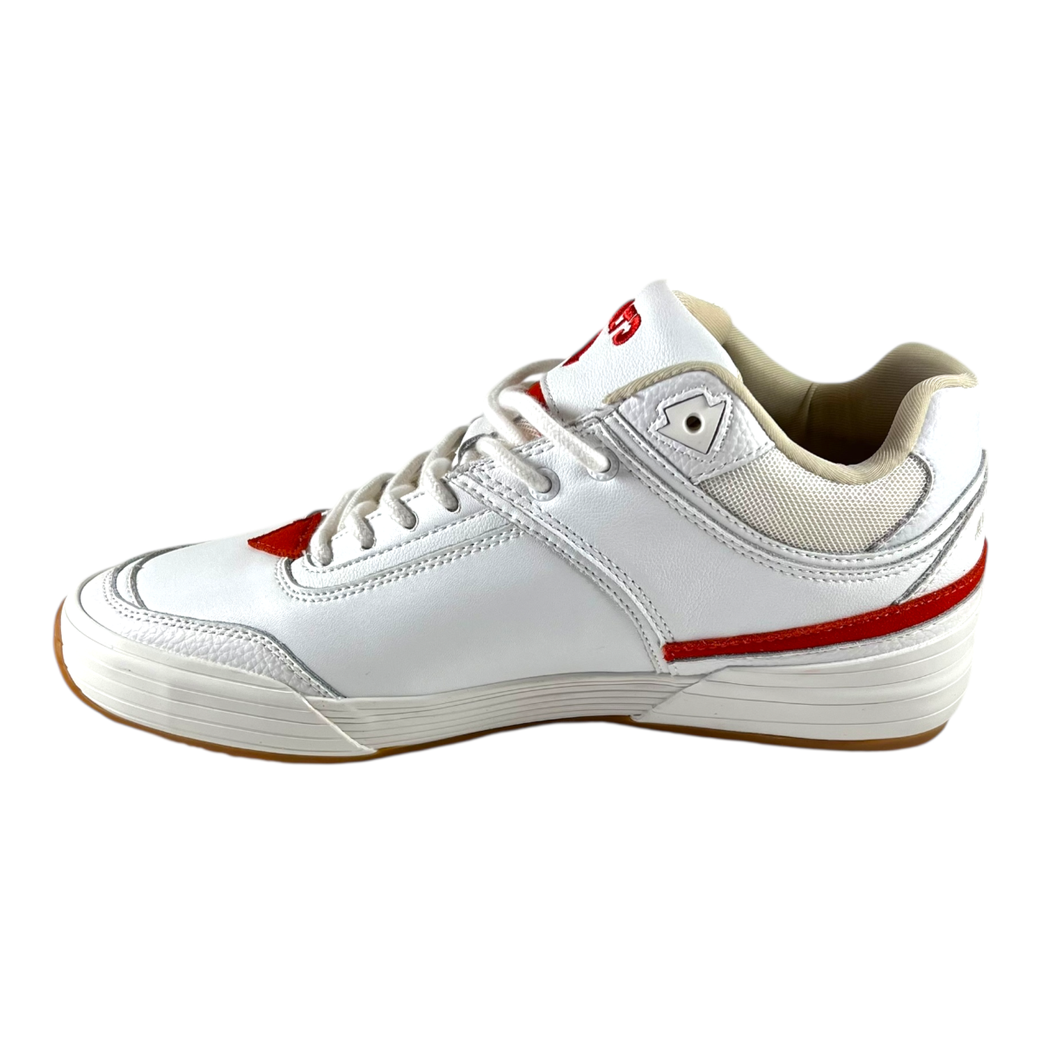 Zapatilla GLTD Arrow White Chili Cuero Premium-3