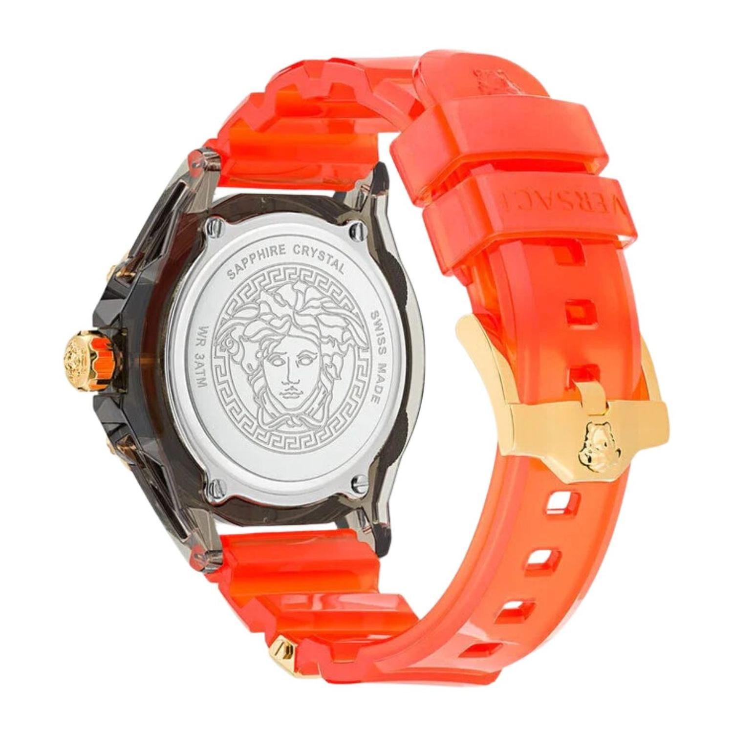 Reloj Versace Hombre Icon Esfera Negra Cuarzo VE6E00223-2