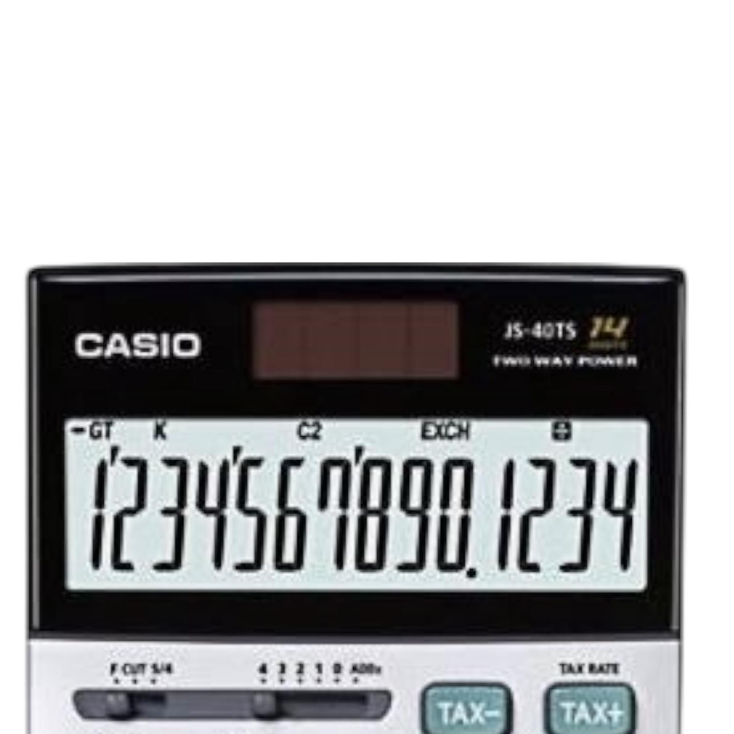 Calculadora Casio JS-40TS-W-DH-2