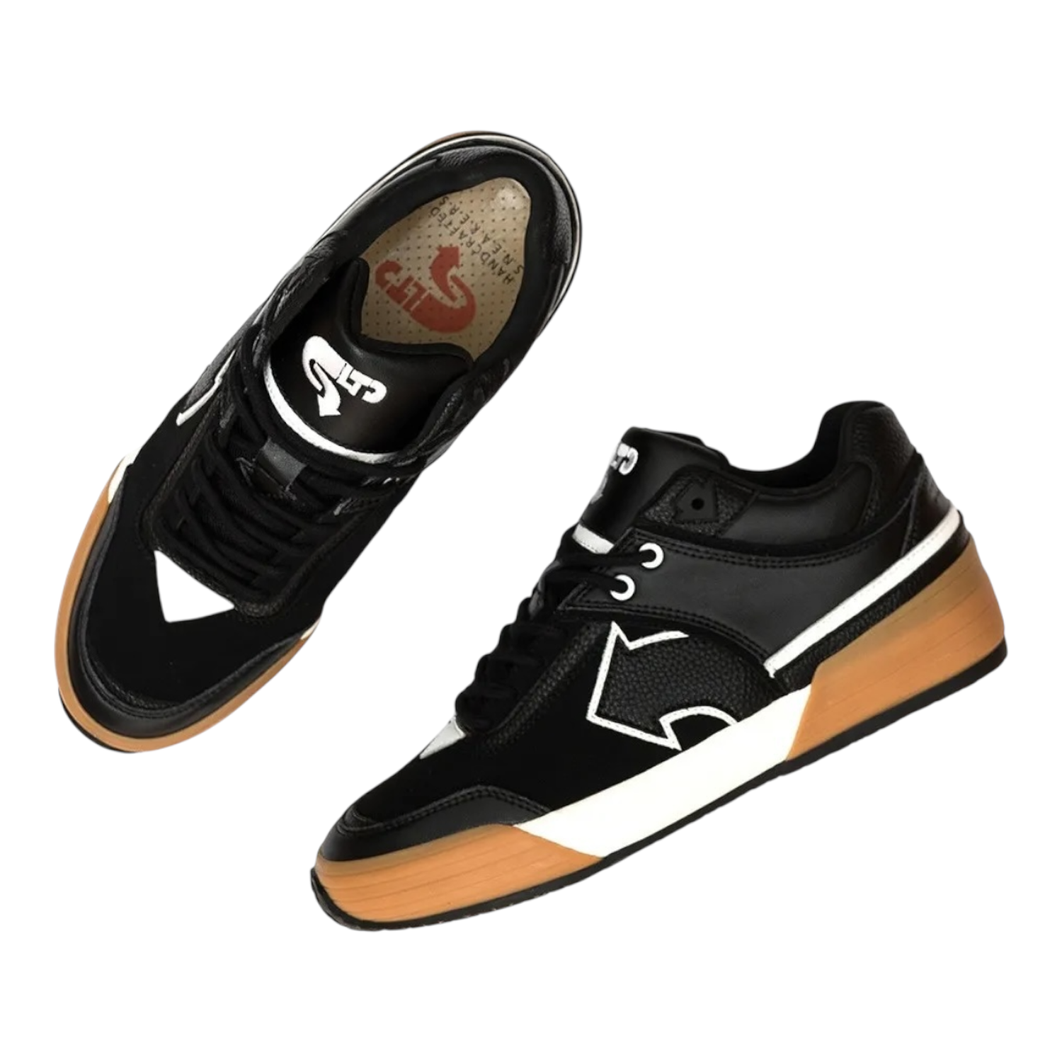 Zapatilla Urbana GLTD Arrow Cuero Negro Premium-7