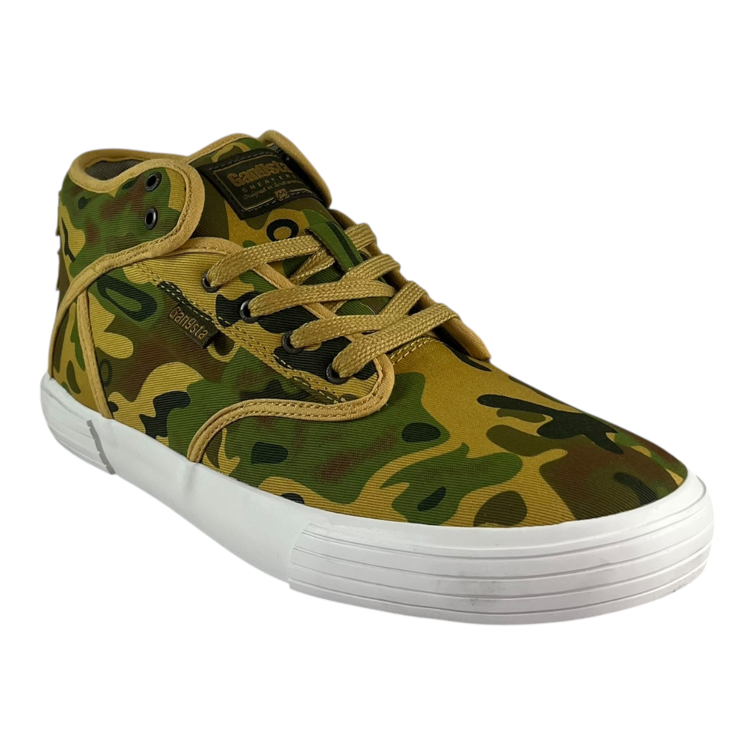 Zapatilla Urbana Gangsta Snake 2 Verde Camo Hombre-5