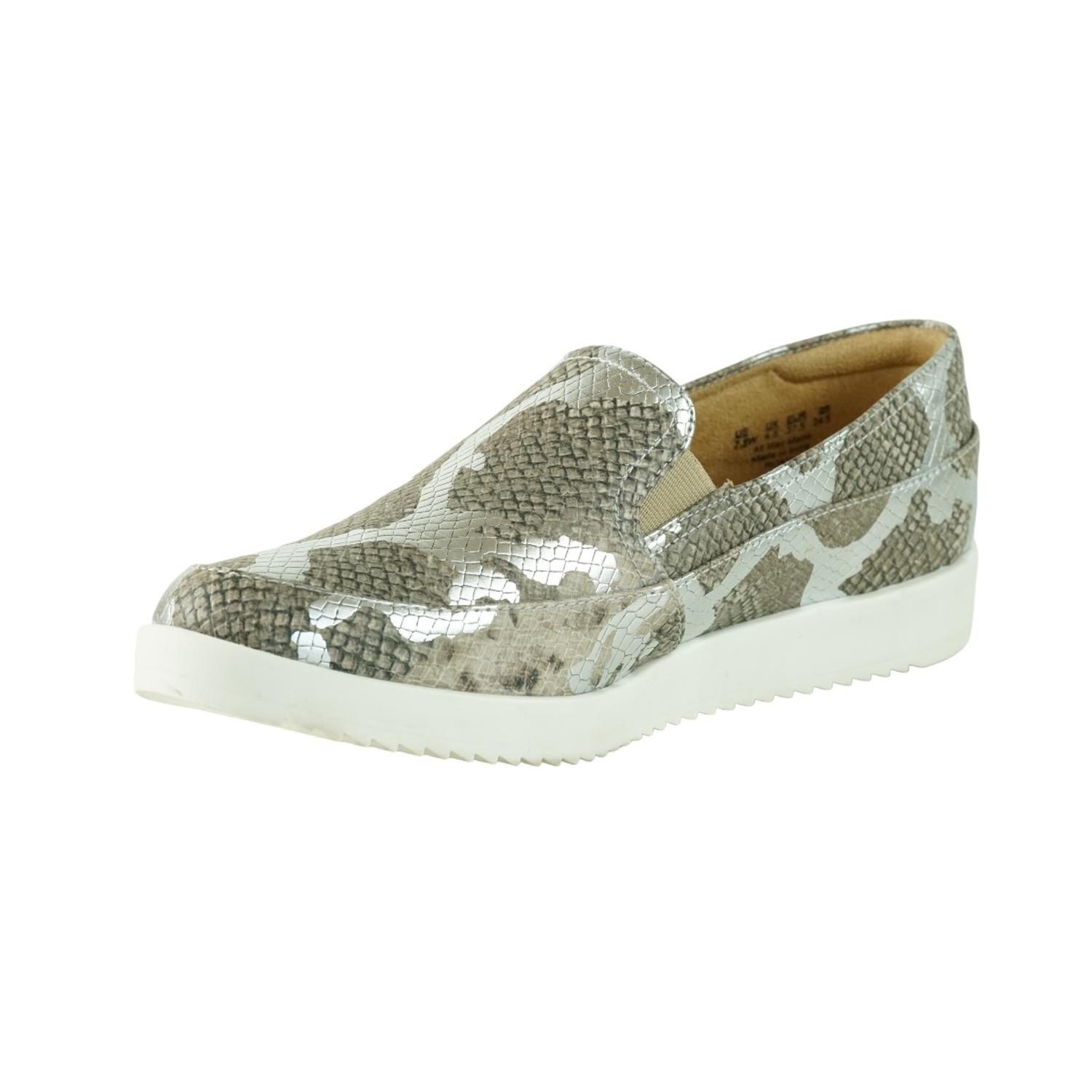 MOCASIN NATURALIZER ROME PLATINO MUJER-2